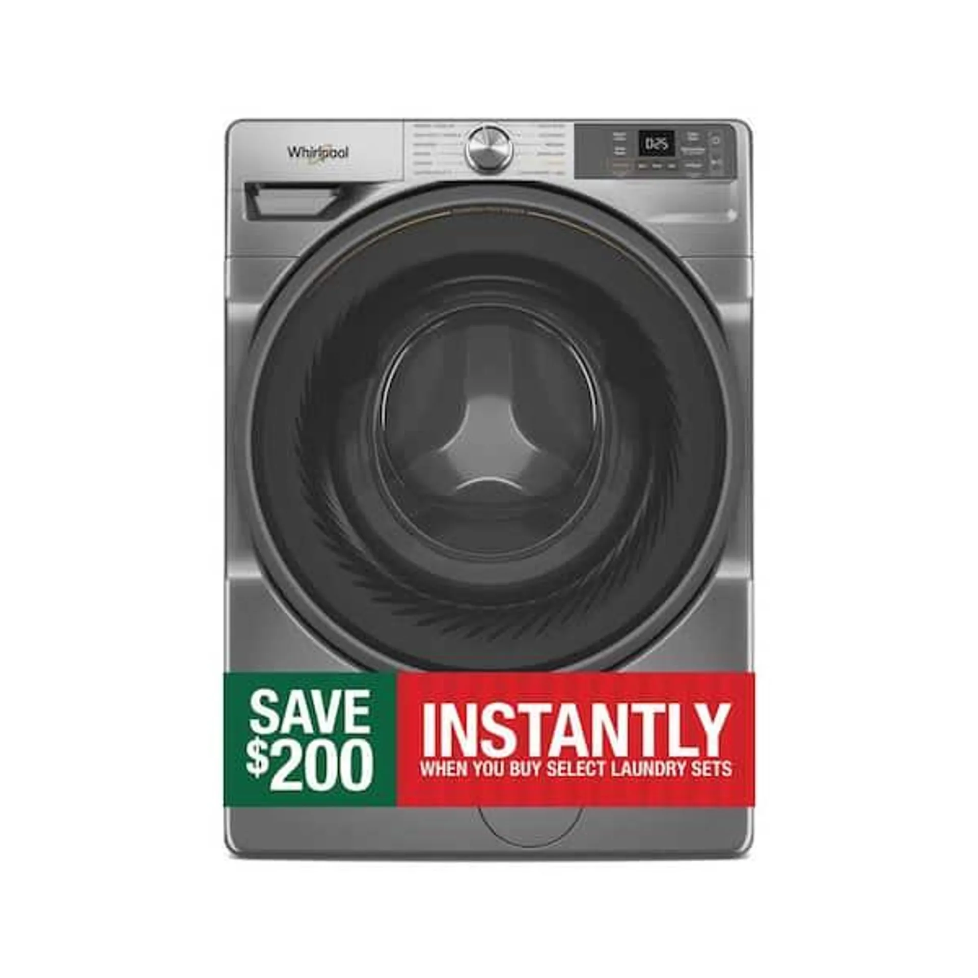 4.5 cu. ft. Front Load Washer in Radiant Silver with FreshFlow Vent System