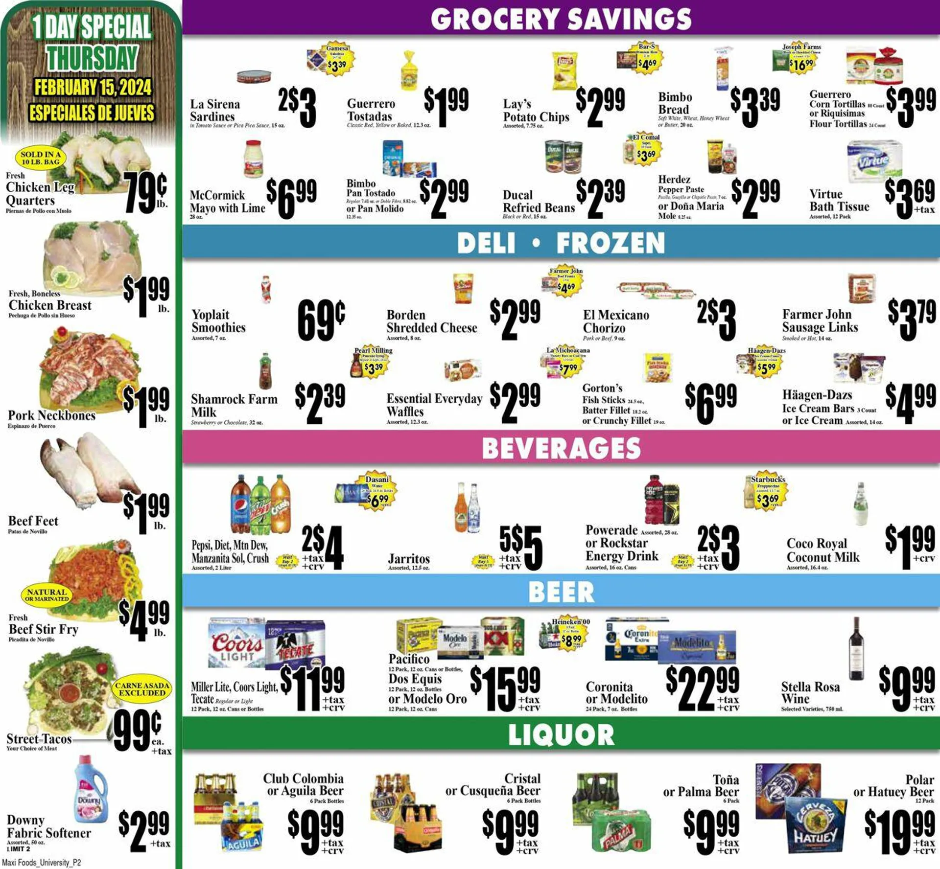 Weekly ad Maxi Foods Current weekly ad from February 7 to February 13 2024 - Page 2