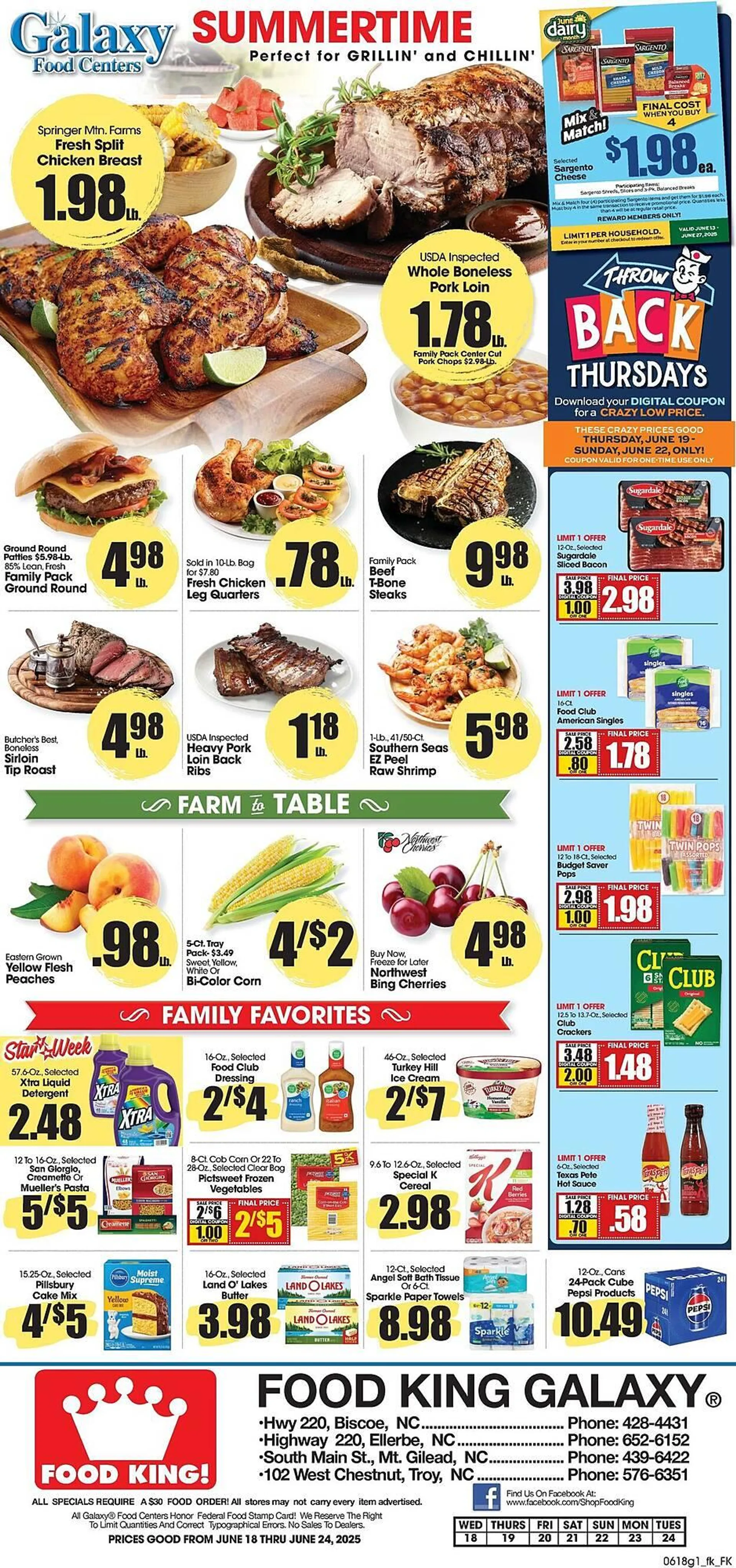 Weekly ad Food King Weekly Ad from June 18 to June 24 2025 - Page 1