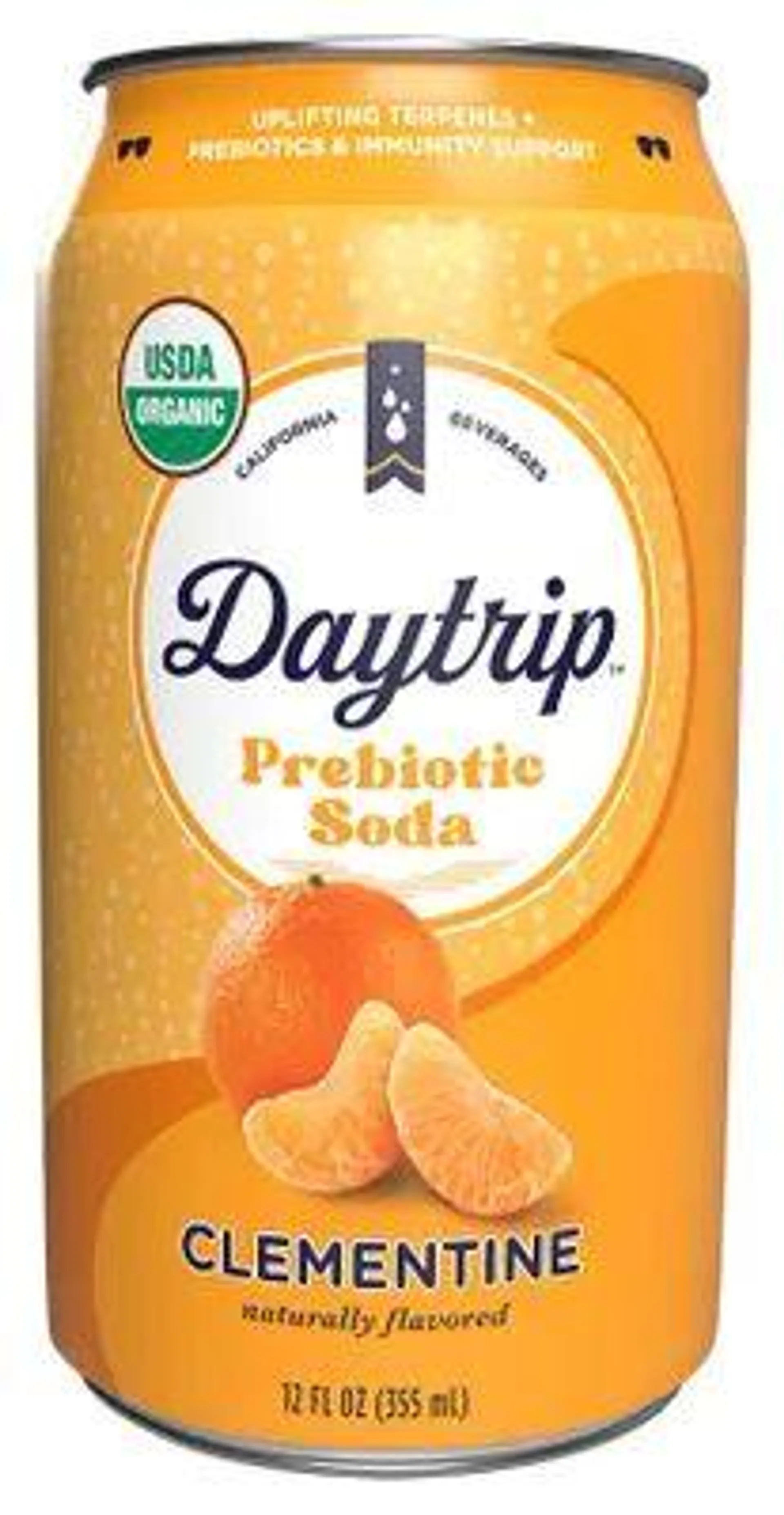 Daytrip Clementine Prebiotic Soda