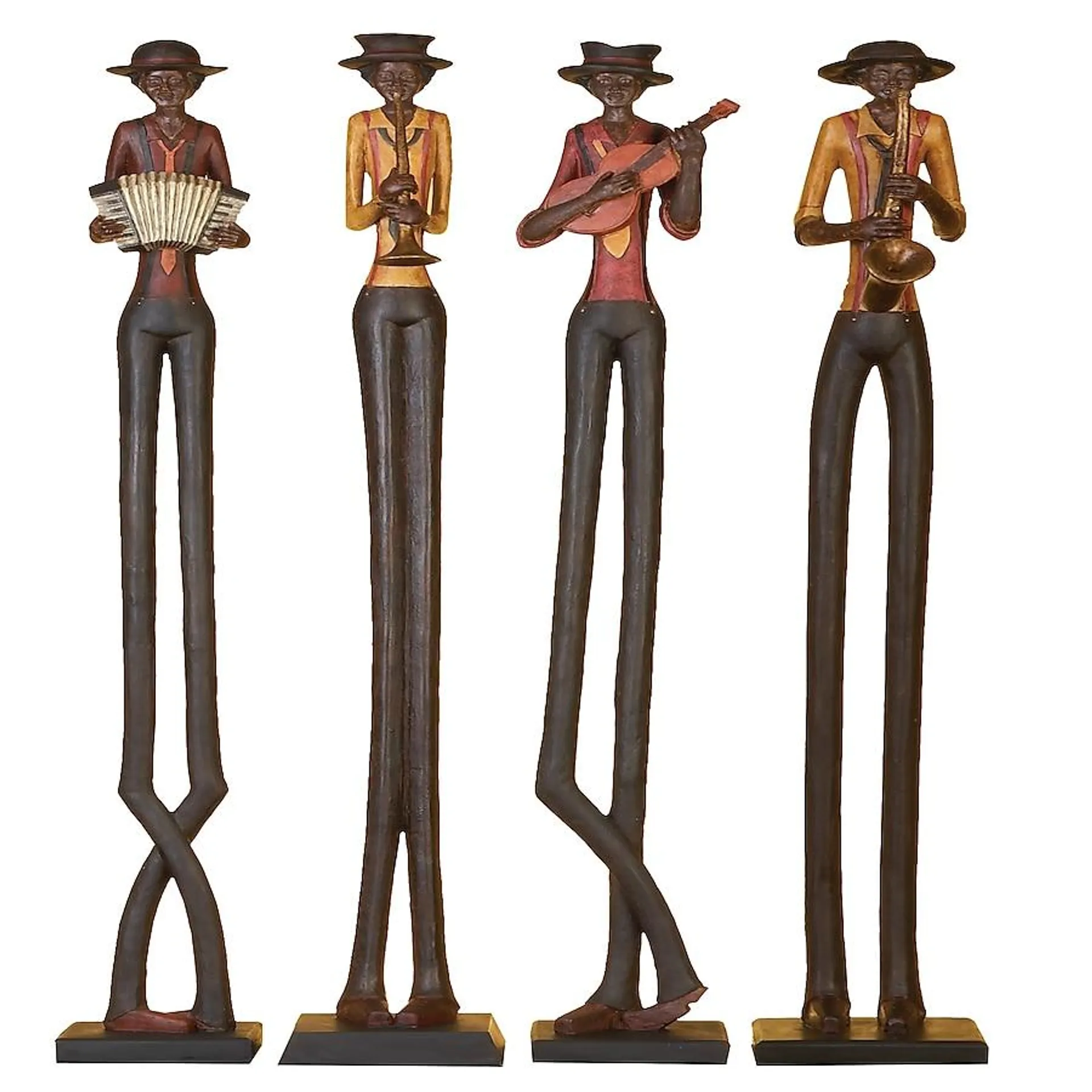 Grayson Lane 4-Pack Brown Stone Eclectic Sculpture