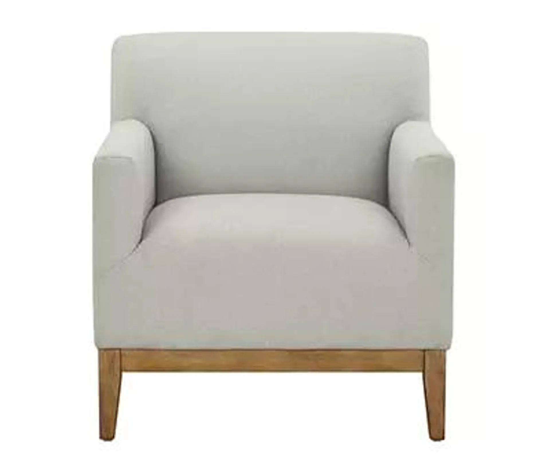 Chandler White Wood Trim Accent Chair