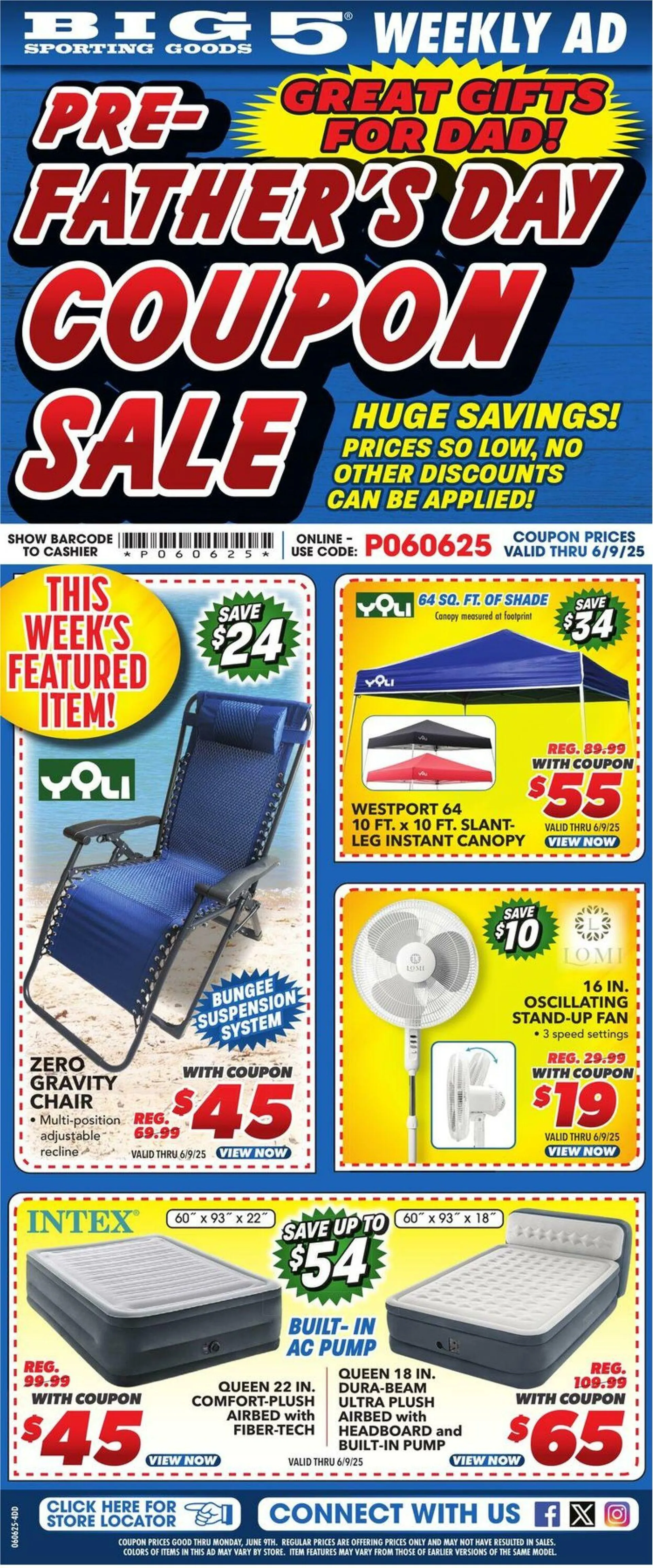 Weekly ad Big 5 Current weekly ad from June 6 to June 9 2025 - Page 1