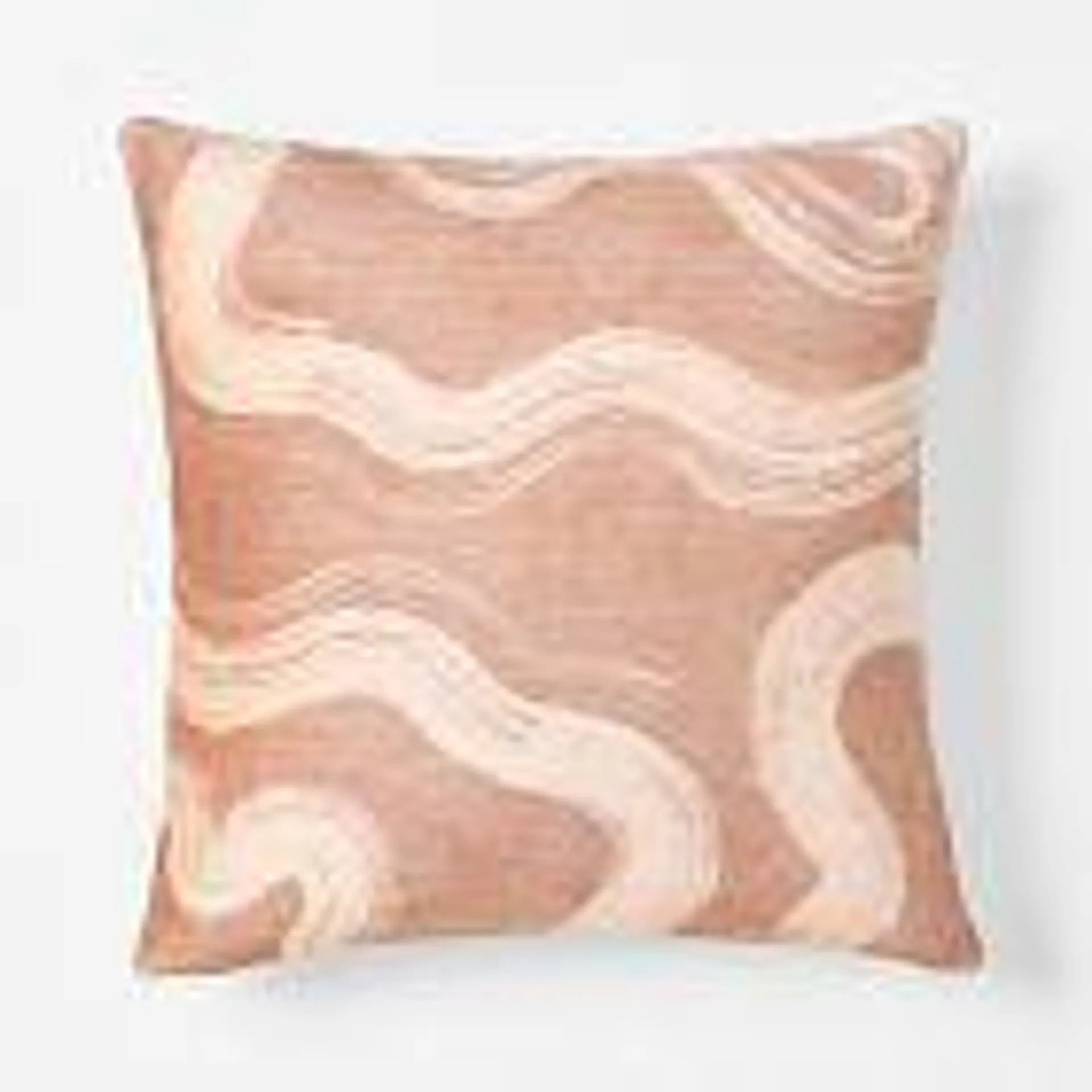 Velvet Brushstroke Pillow Cover