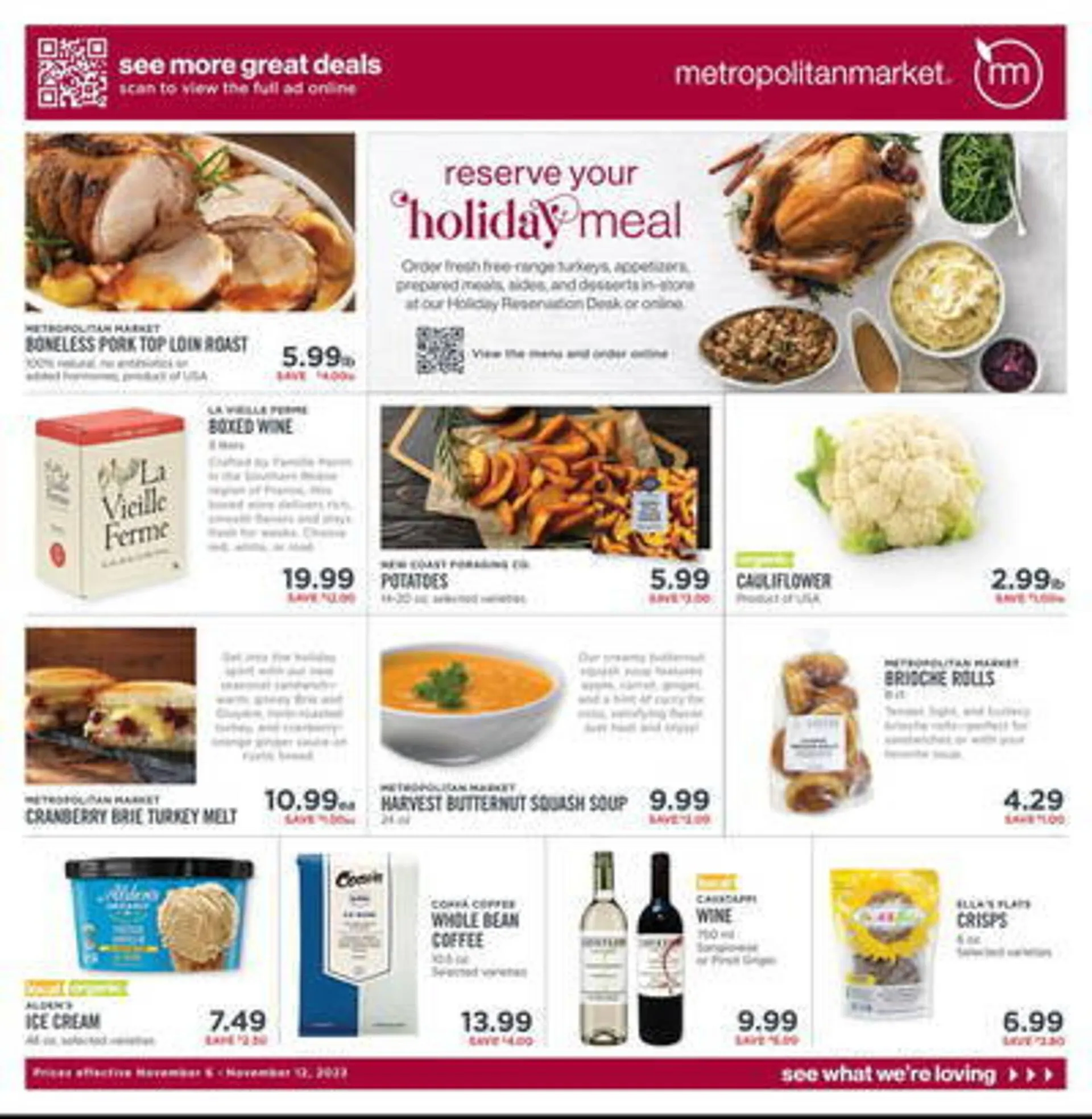 Metropolitan market Weekly Ad - 1