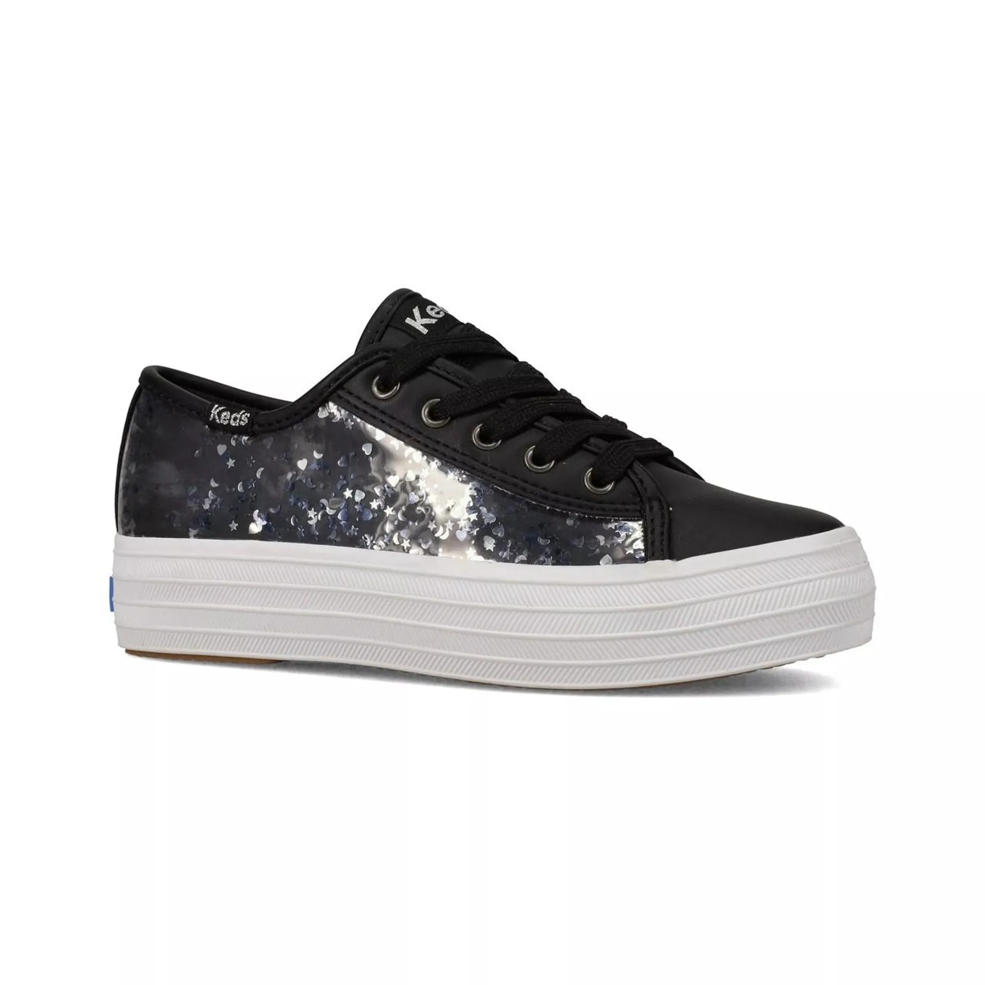 Keds Big Kids Triple Up Glitter Under Glass