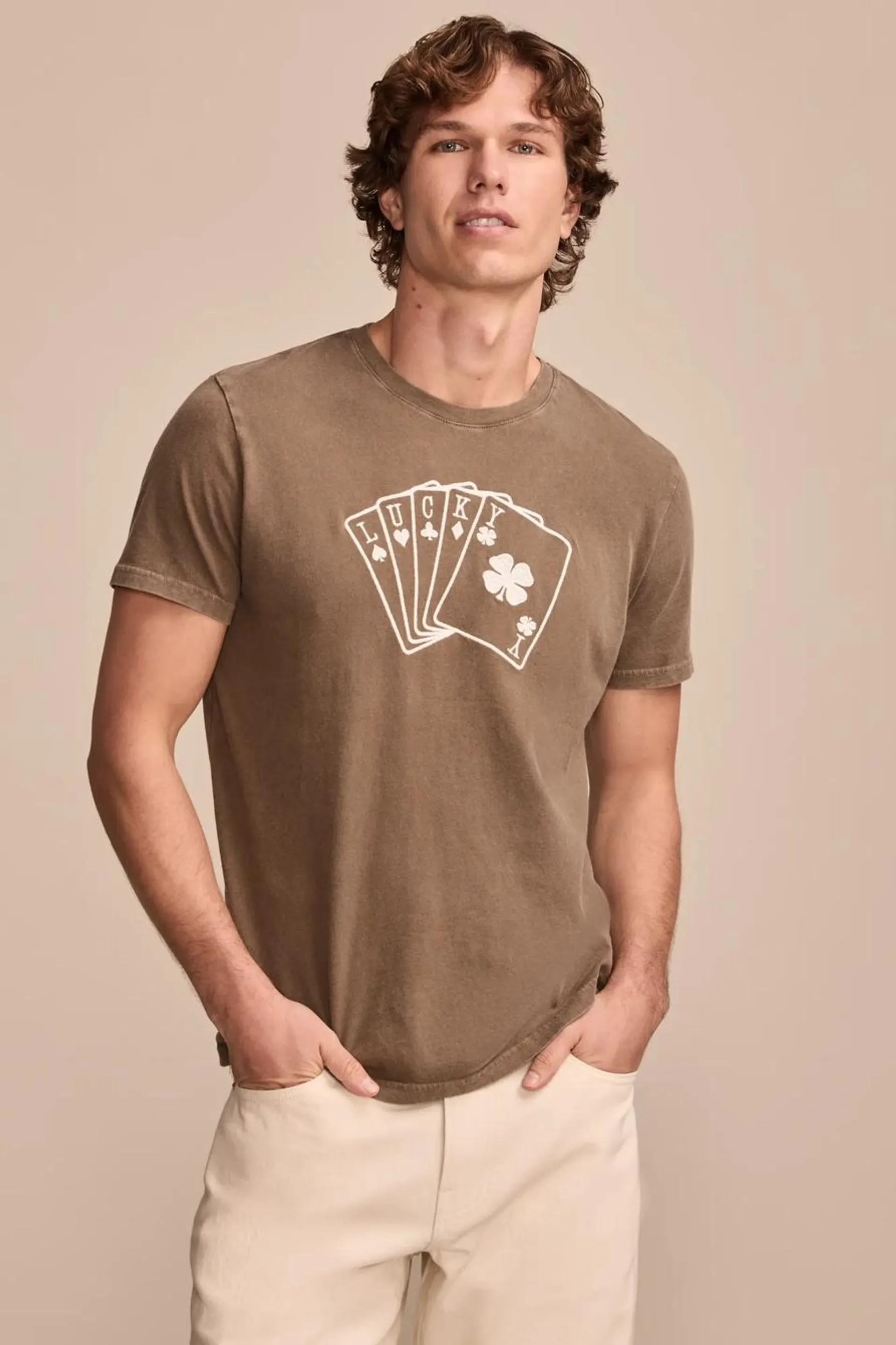 lucky cards tee