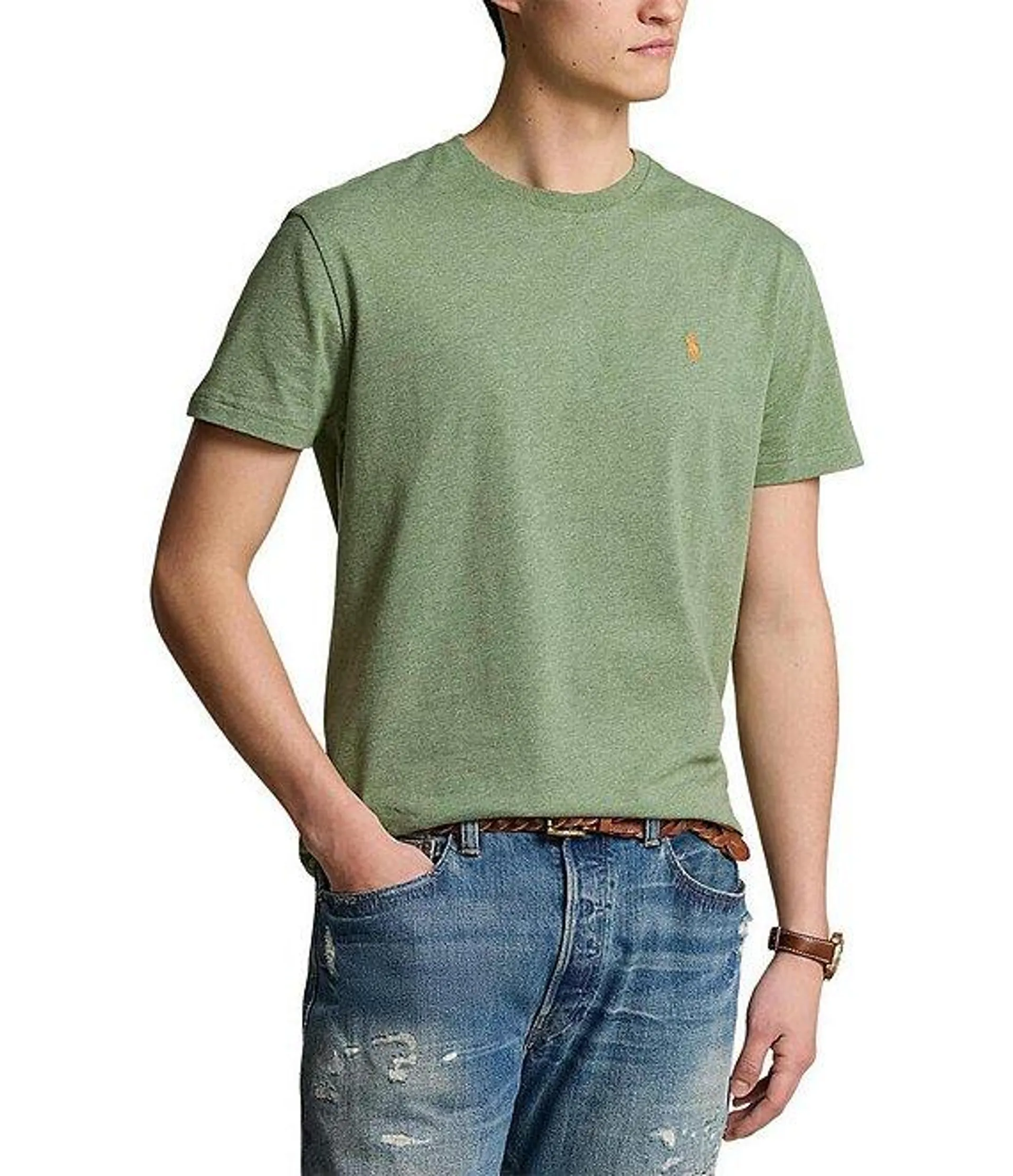 Custom Slim-Fit Jersey Crewneck Short-Sleeve T-Shirt
