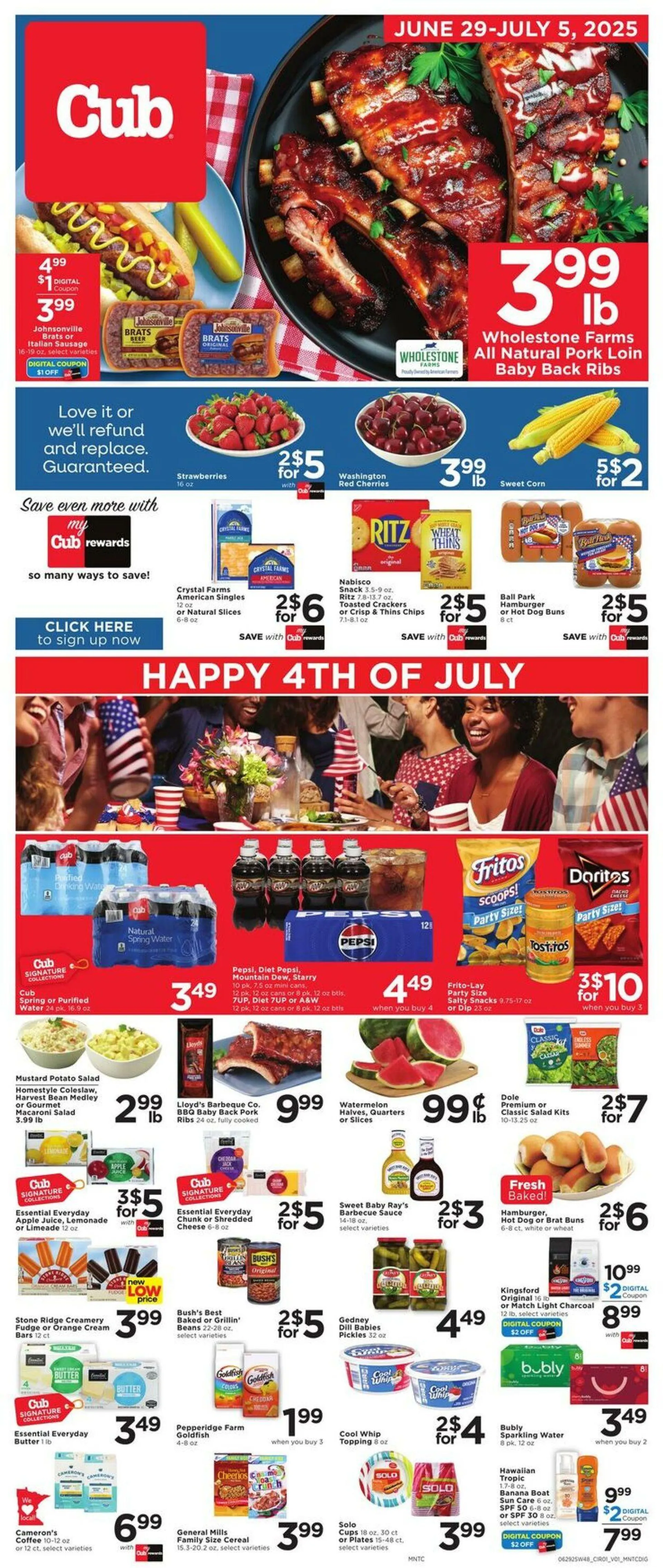 Weekly ad Cub Foods Current weekly ad from June 29 to July 5 2025 - Page 1