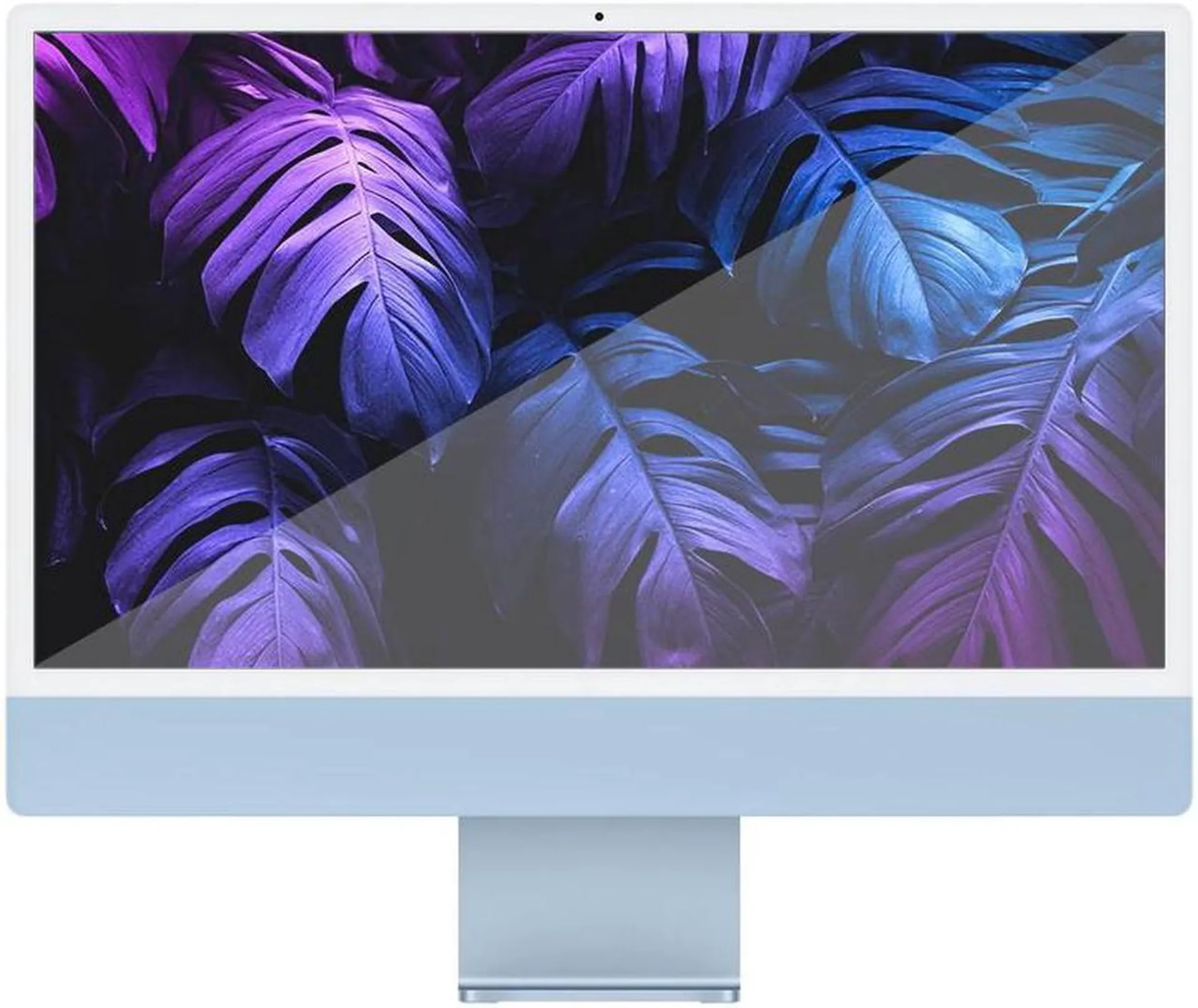 Apple iMac (24-inch, Apple M1 chip with 8-Core CPU and 8-Core GPU, 8GB RAM, 256GB) - Blue