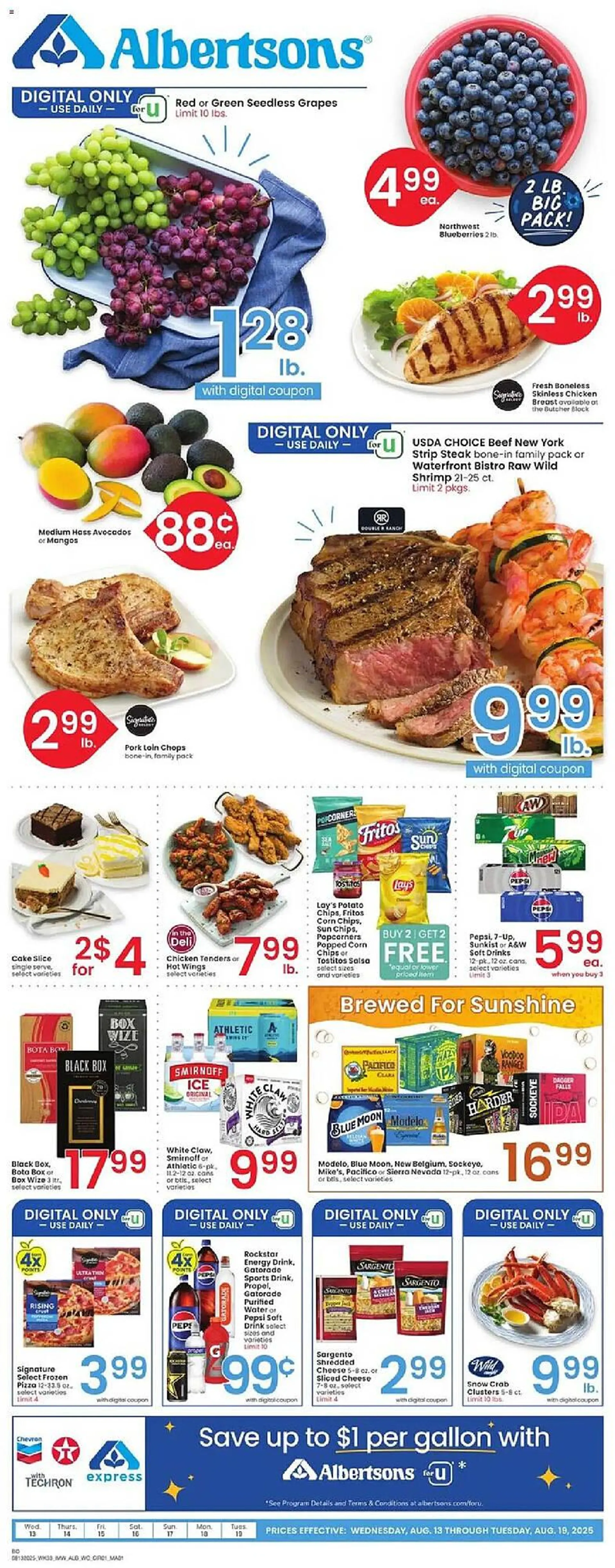 Weekly ad Albertsons Weekly Ad from August 13 to August 20 2025 - Page 1