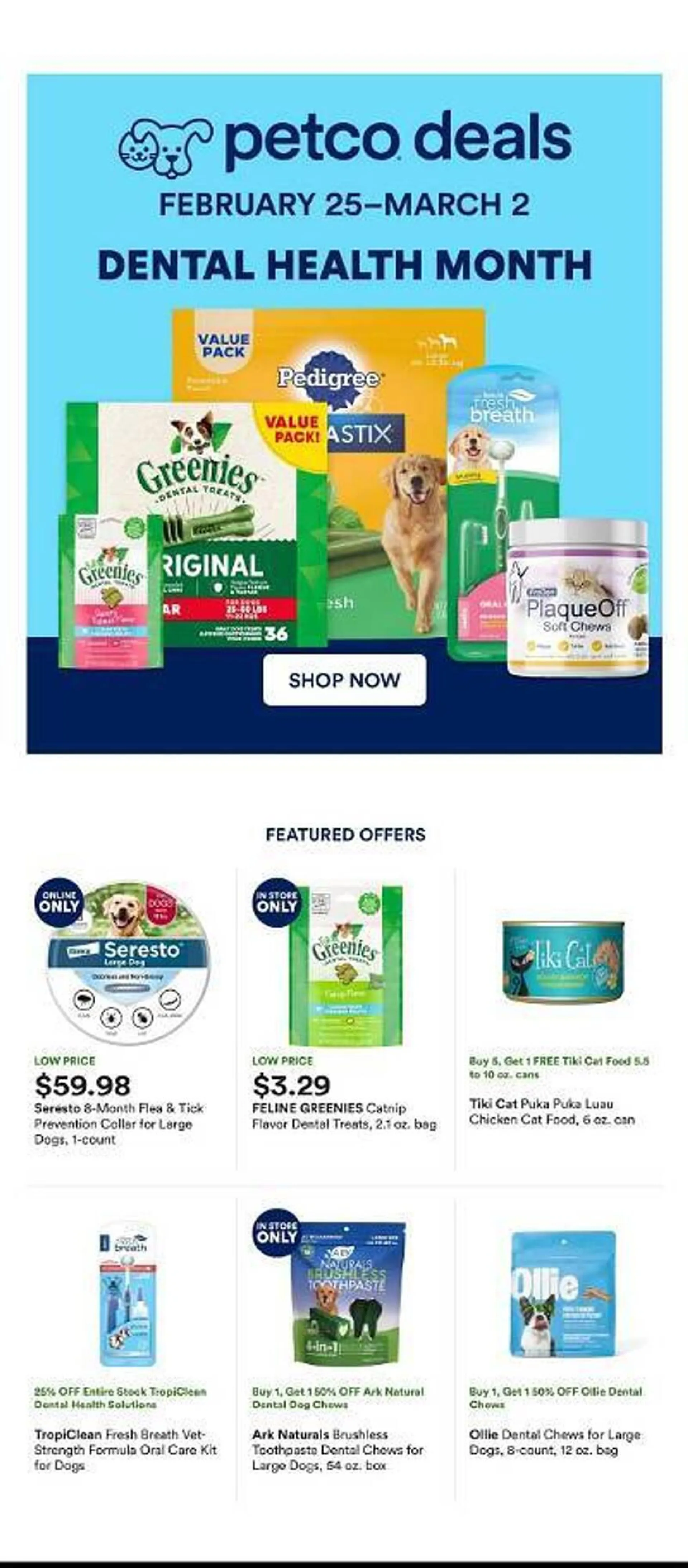 Weekly ad Petco Weekly Ad from February 25 to March 2 2024 - Page 