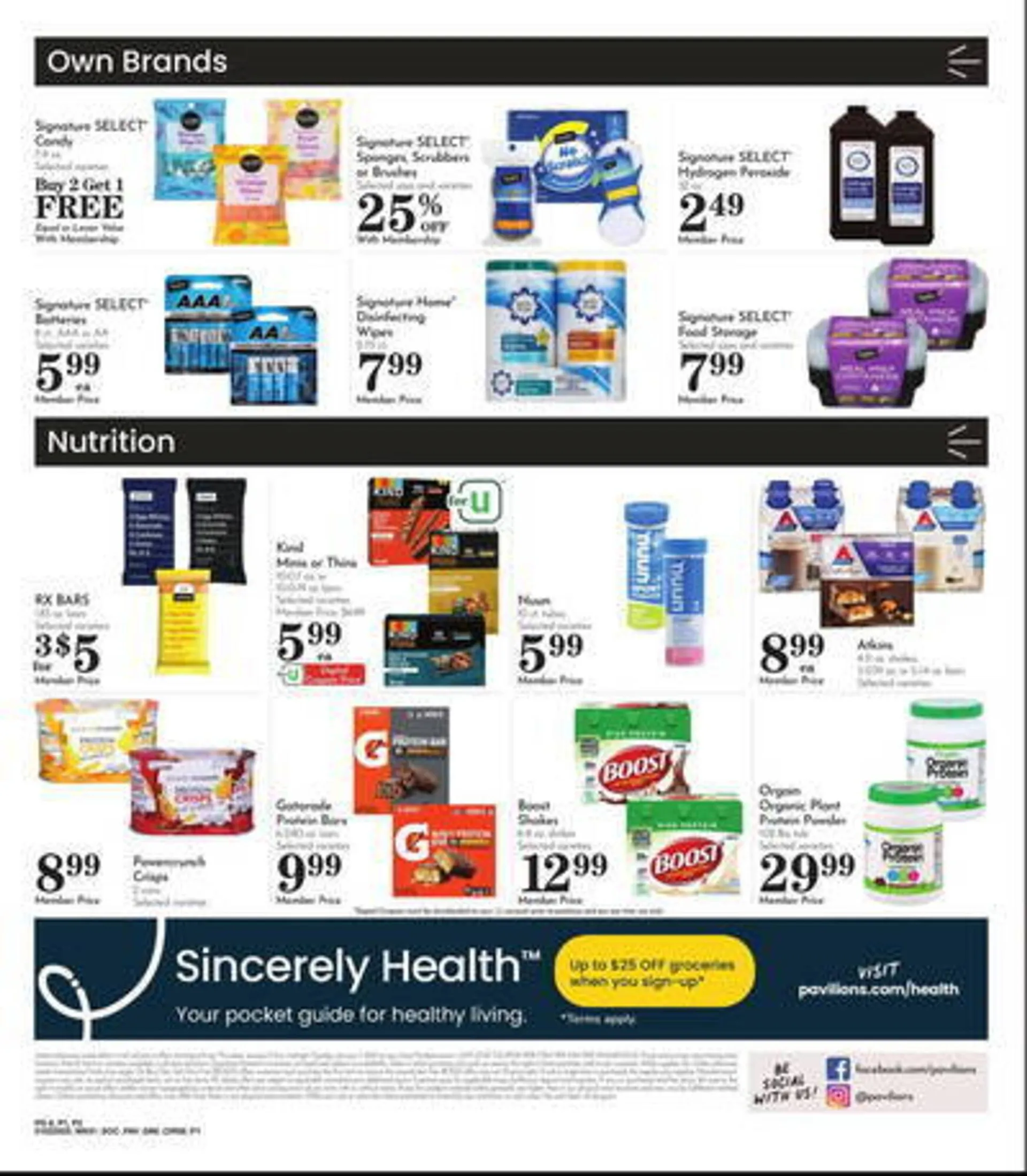 Weekly ad Pavilions Weekly Ad from January 1 to January 7 2025 - Page 8