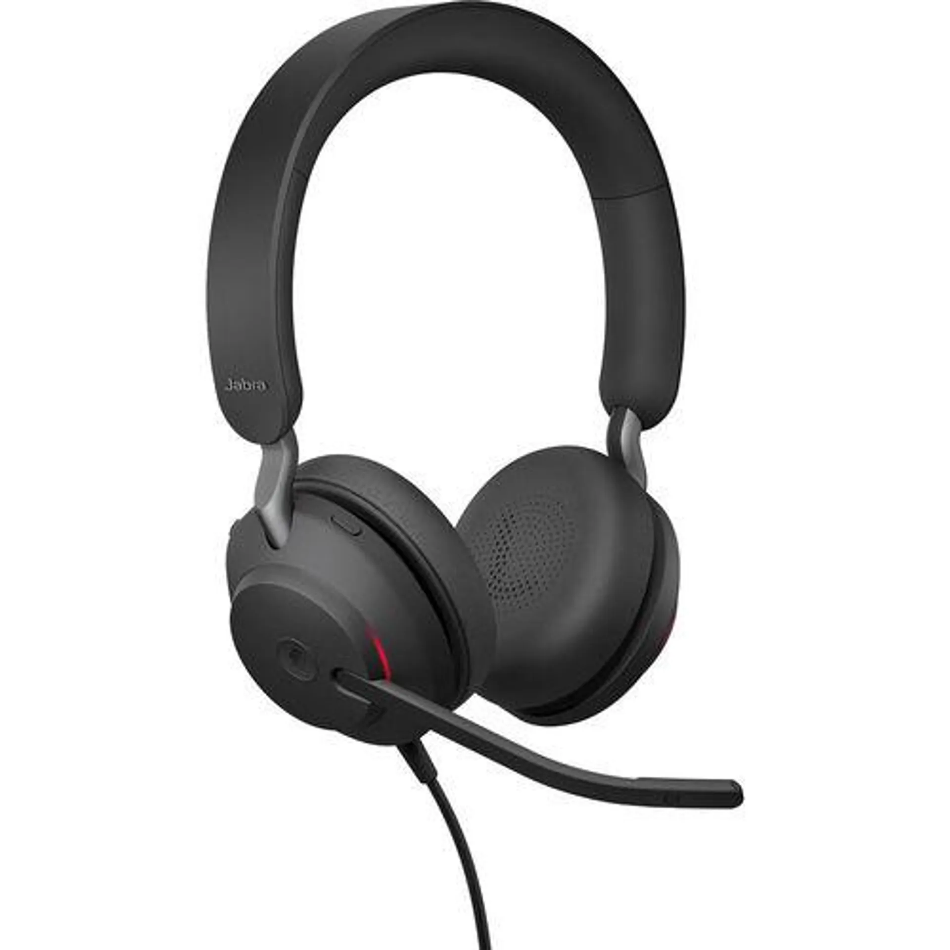 JABRA Evolve2 40 UC Wired Headphones, USB-C, Stereo, Black - Open Box