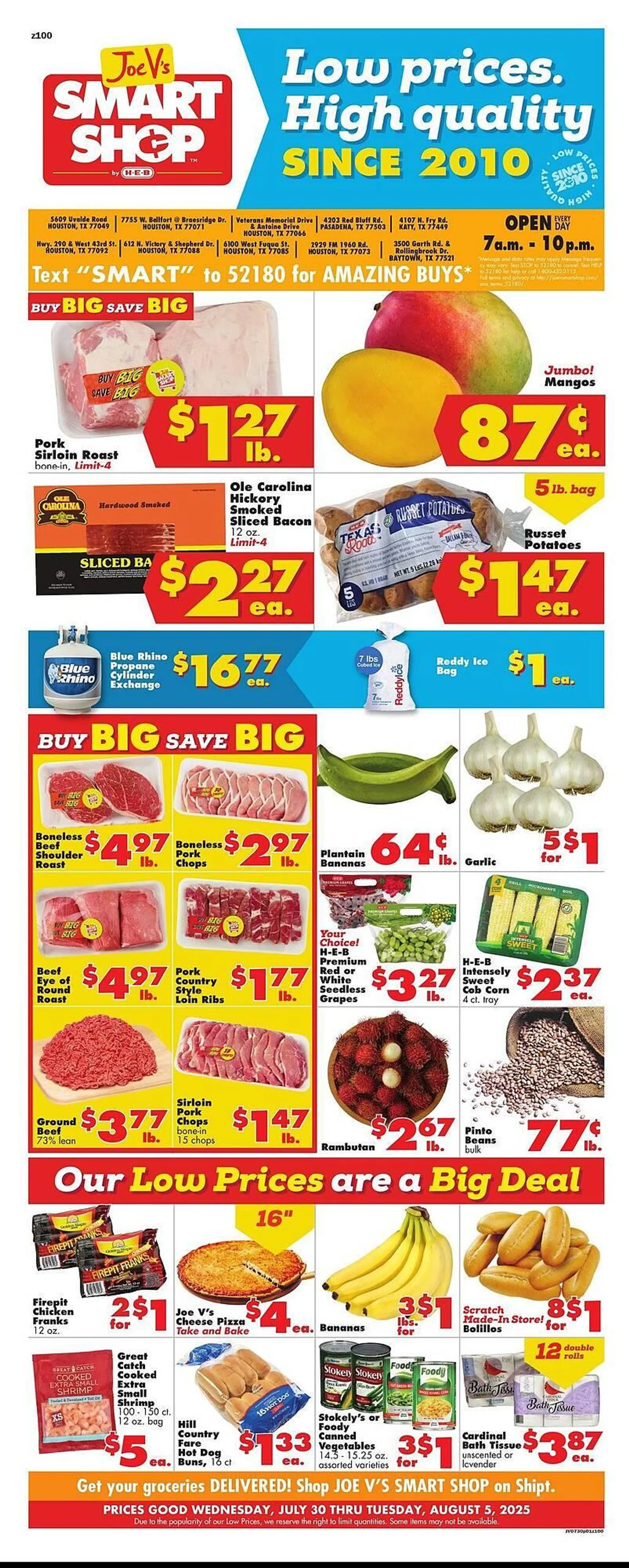 Weekly ad Joe V's Smart Shop Weekly Ad from July 30 to August 5 2025 - Page 1