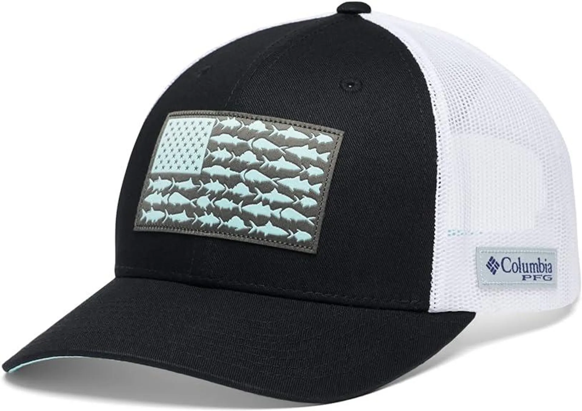 Columbia Unisex-Adult Pfg Fish Flag Mesh Snap Back