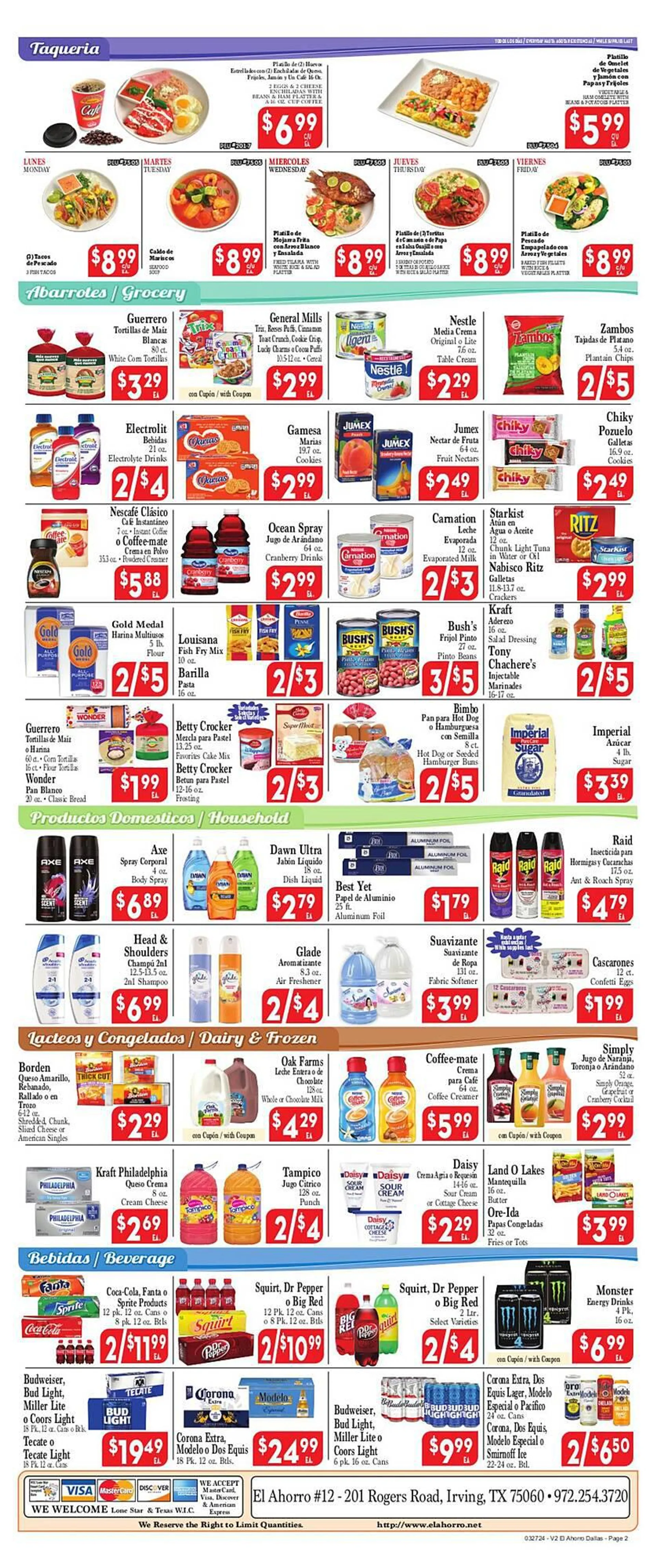 Weekly ad El Ahorro Weekly Ad from March 27 to April 2 2024 - Page 2