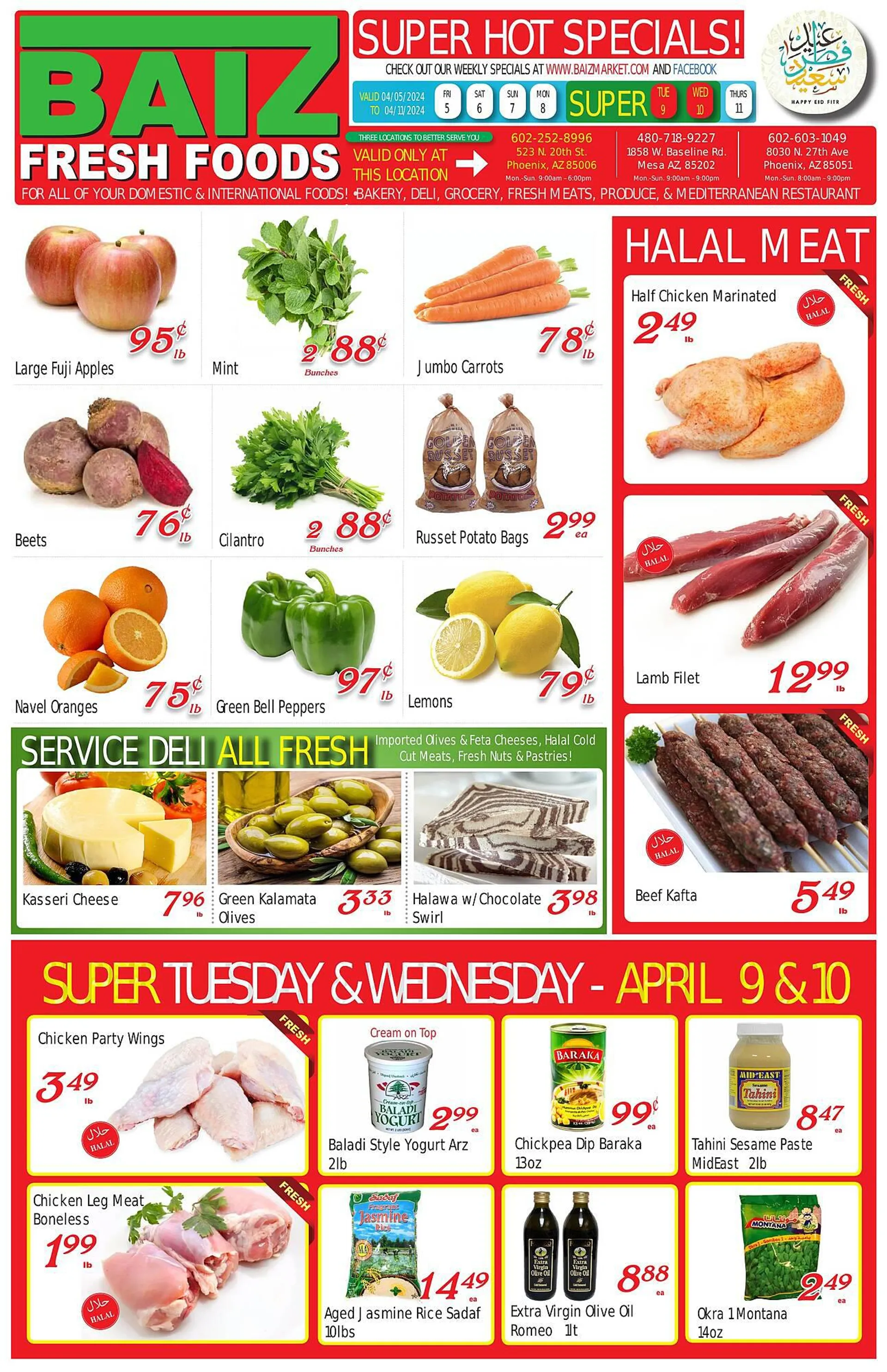 Weekly ad Baiz Market Place Weekly Ad from April 5 to April 11 2024 - Page 1