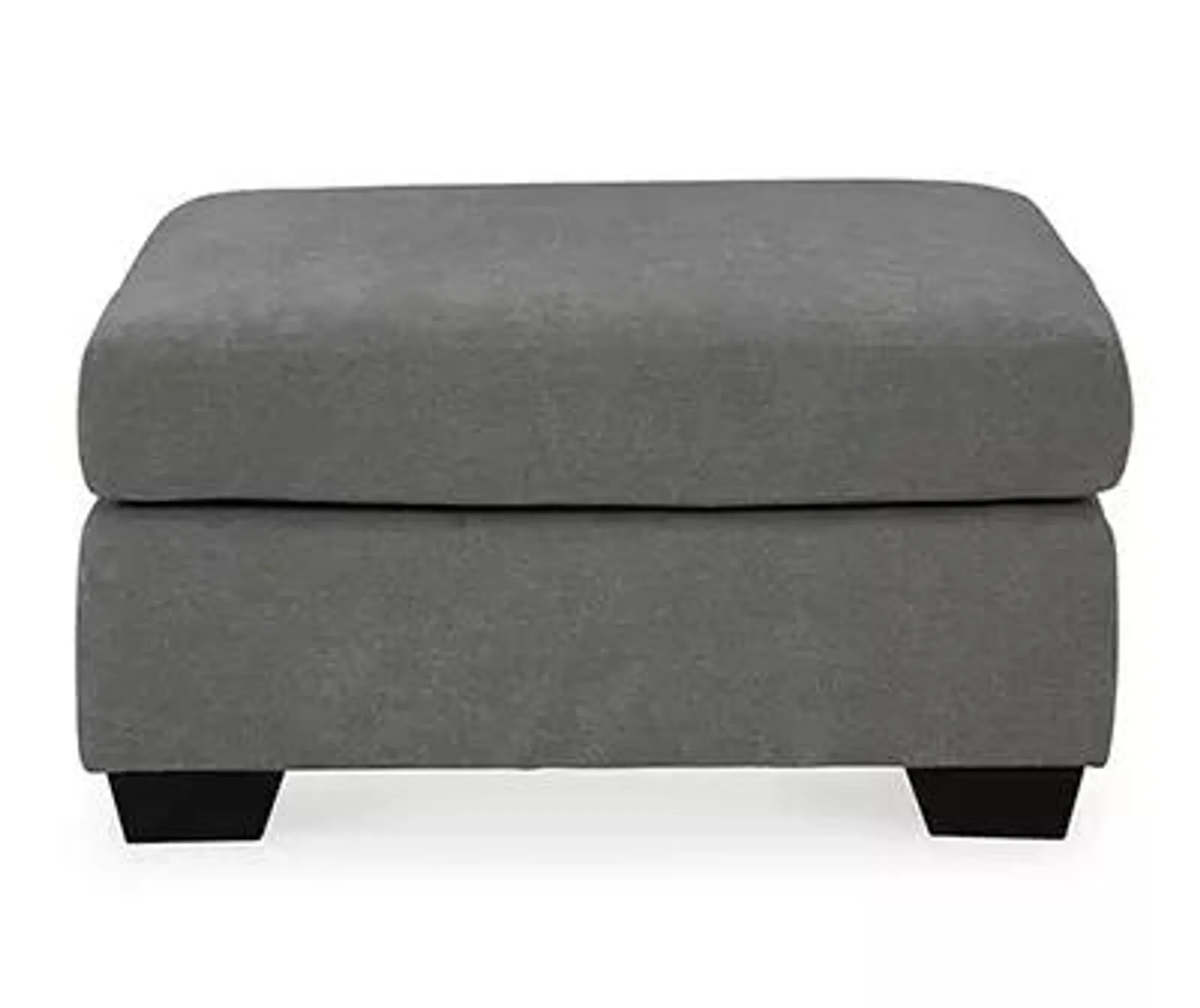 Highland Falls Gray Oversized Ottoman