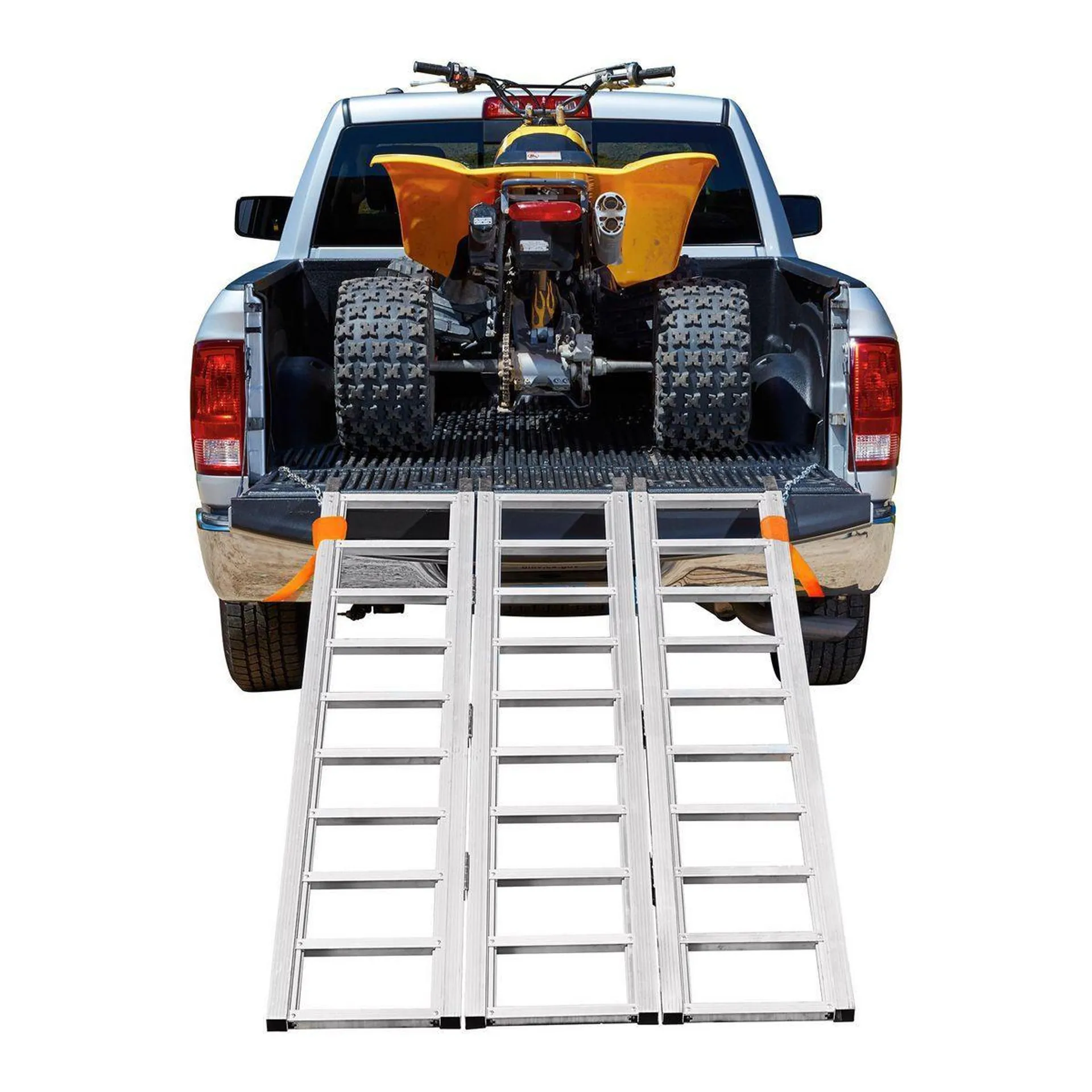 1500 lb. Capacity 45 in. x 69 in. Tri-Fold Aluminum Loading Ramp