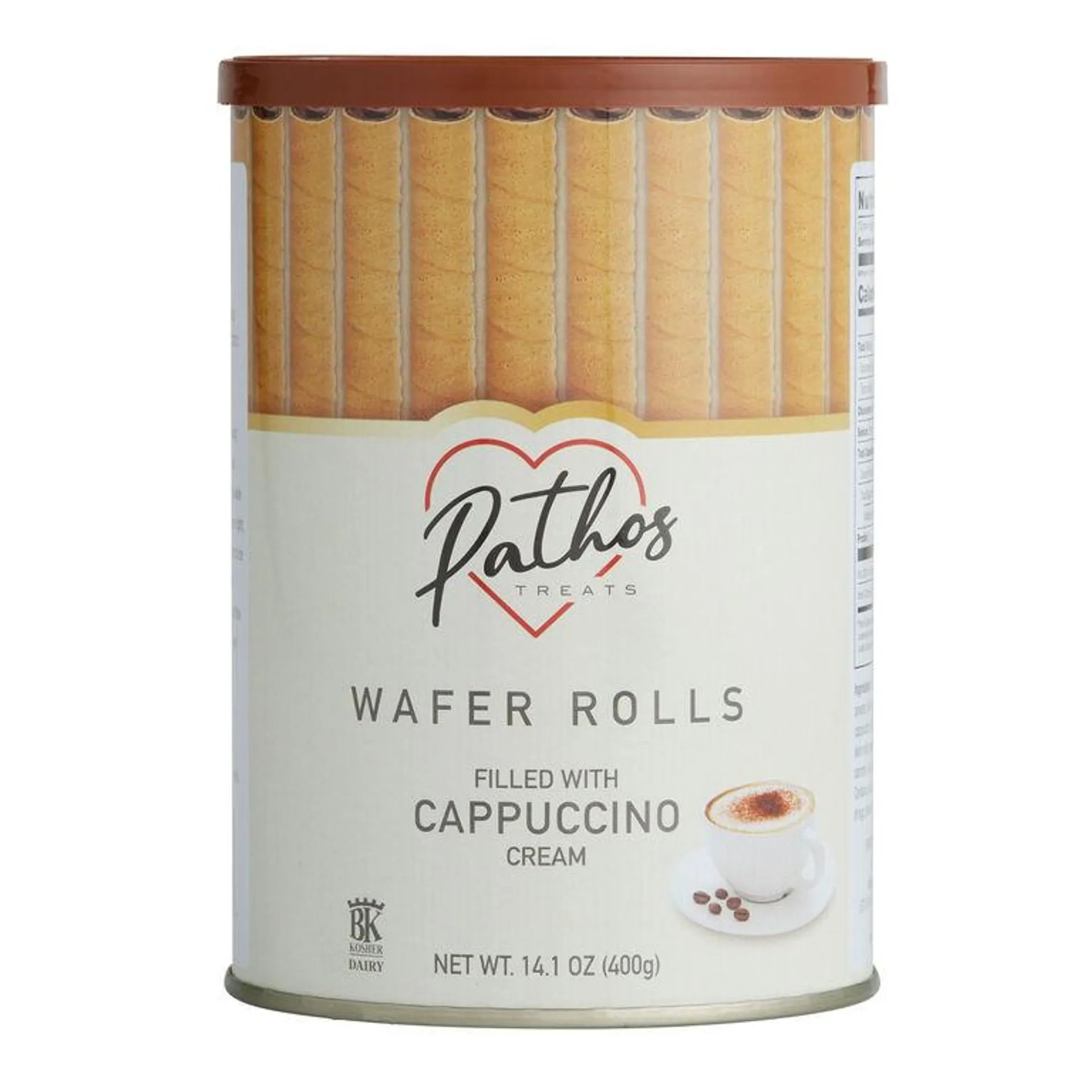 Pathos Cappuccino Cream Wafer Rolls