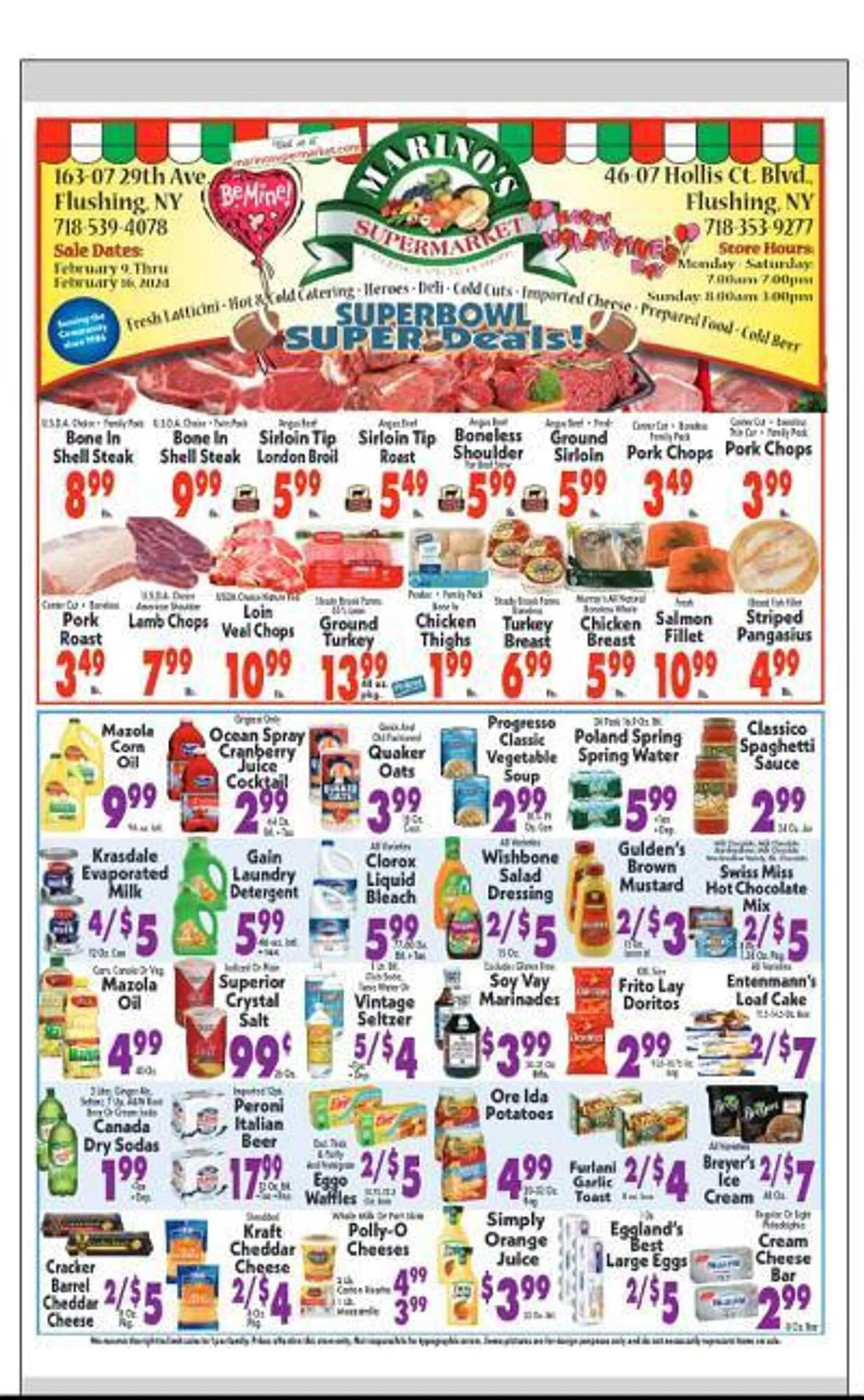 Weekly ad Marino's Supermarket Weekly Ad from February 9 to February 15 2024 - Page 