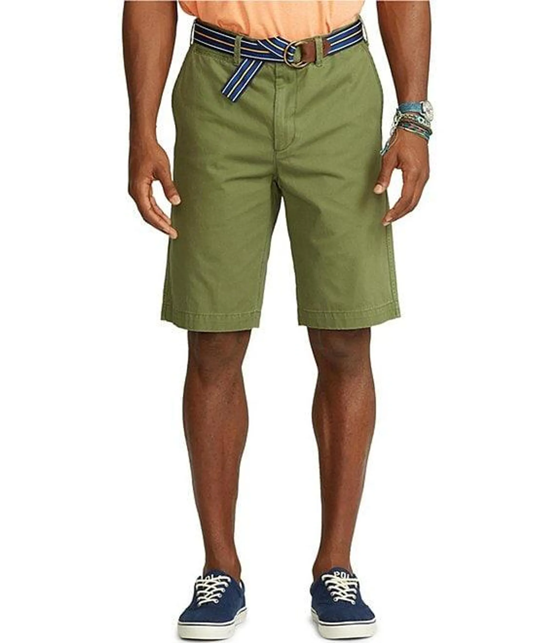 Big & Tall Classic Fit 10 1/4" and 11 1/4" Inseams Chino Shorts