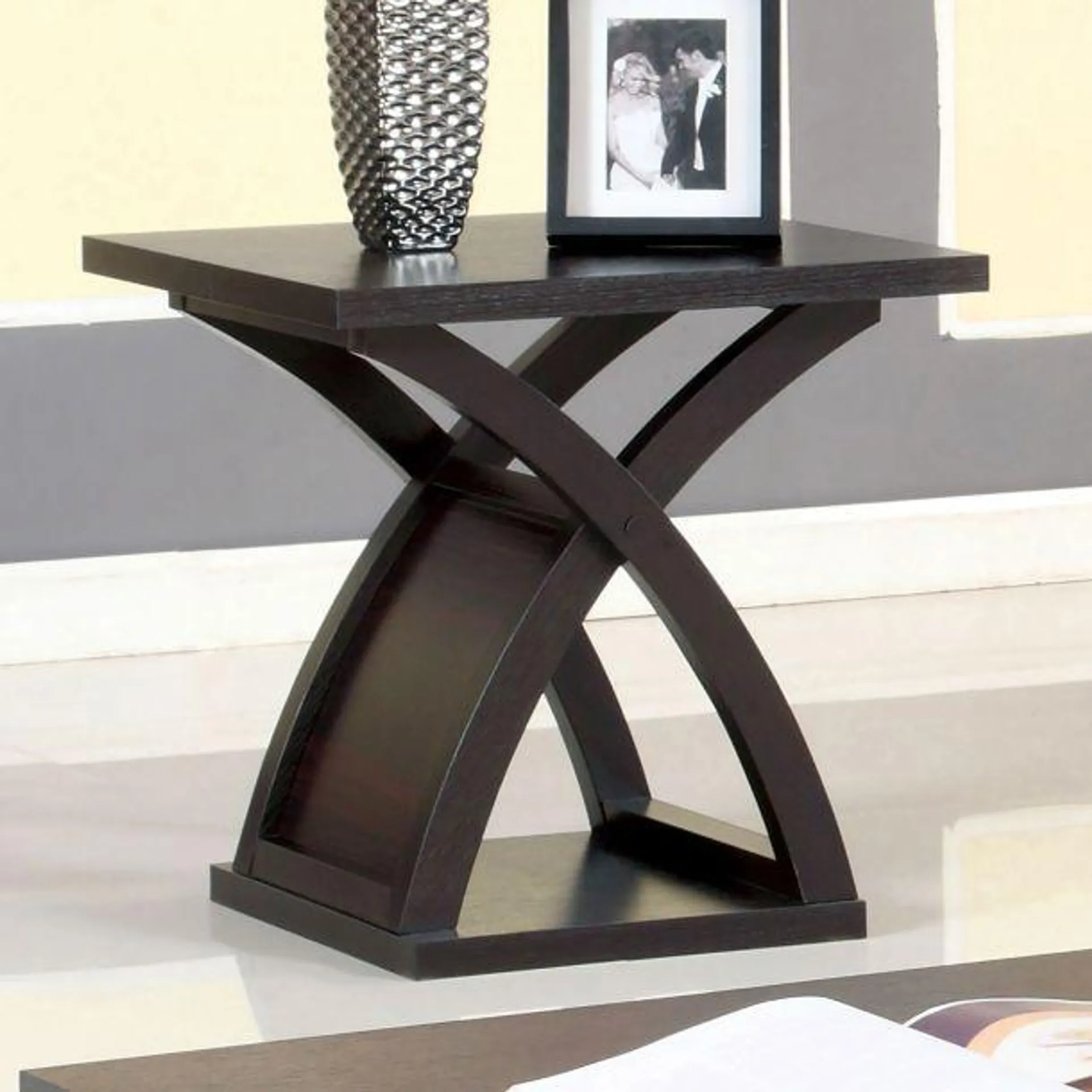 Arkley End Table , Espresso