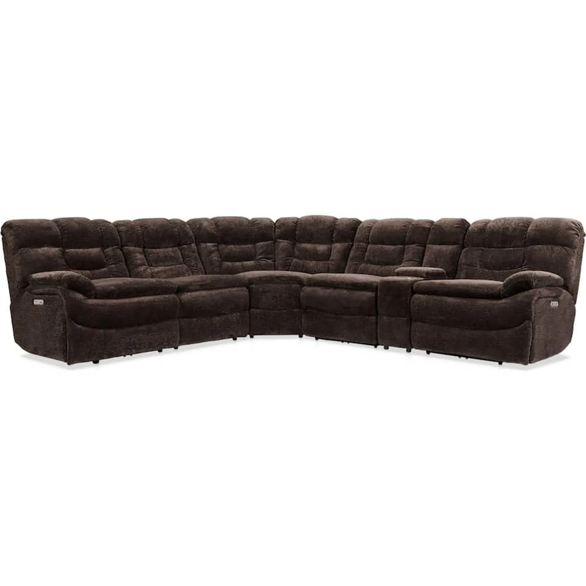 Big Softie 6-Piece Dual-Power Reclining Sectional