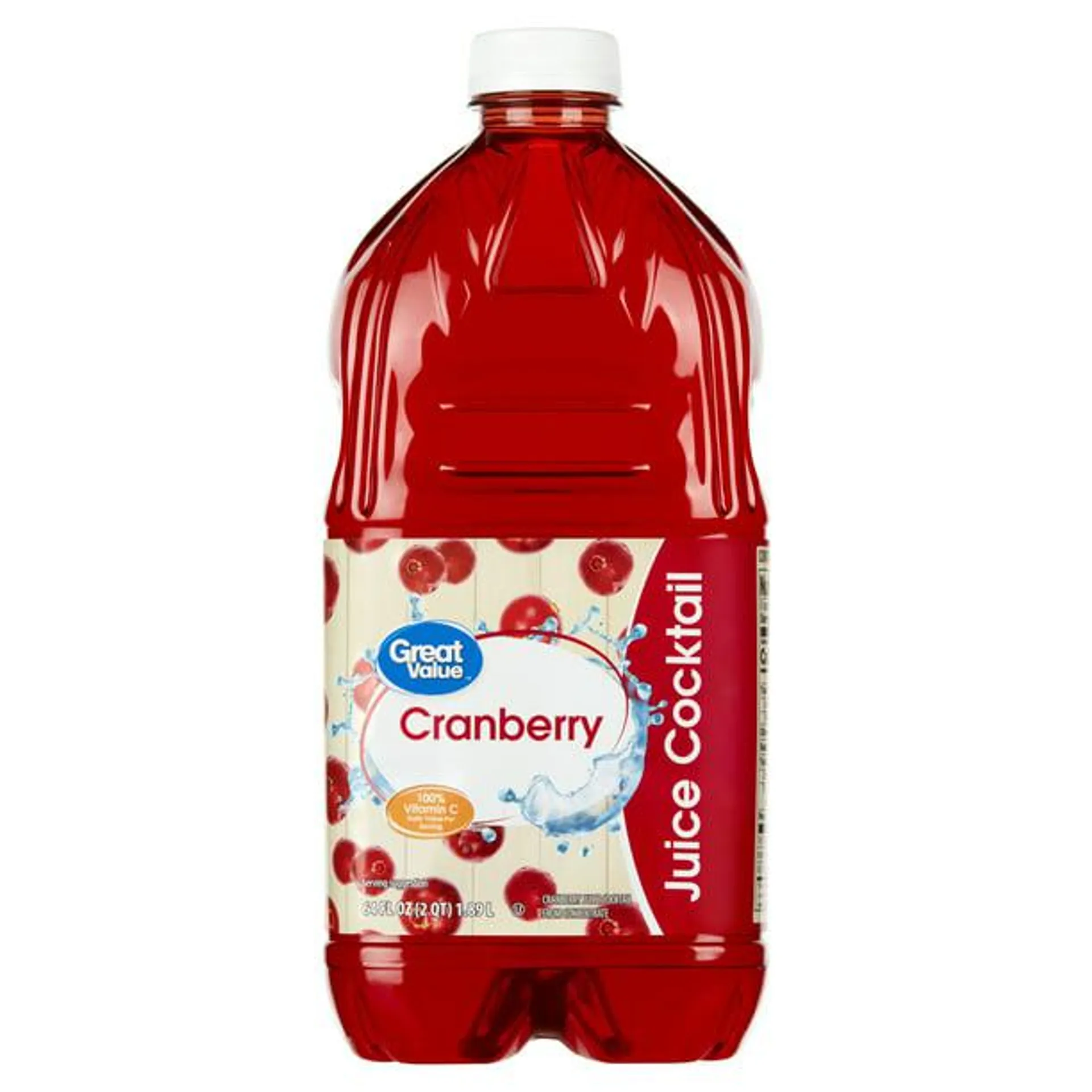 Great Value Cranberry Juice Cocktail, 64 fl oz