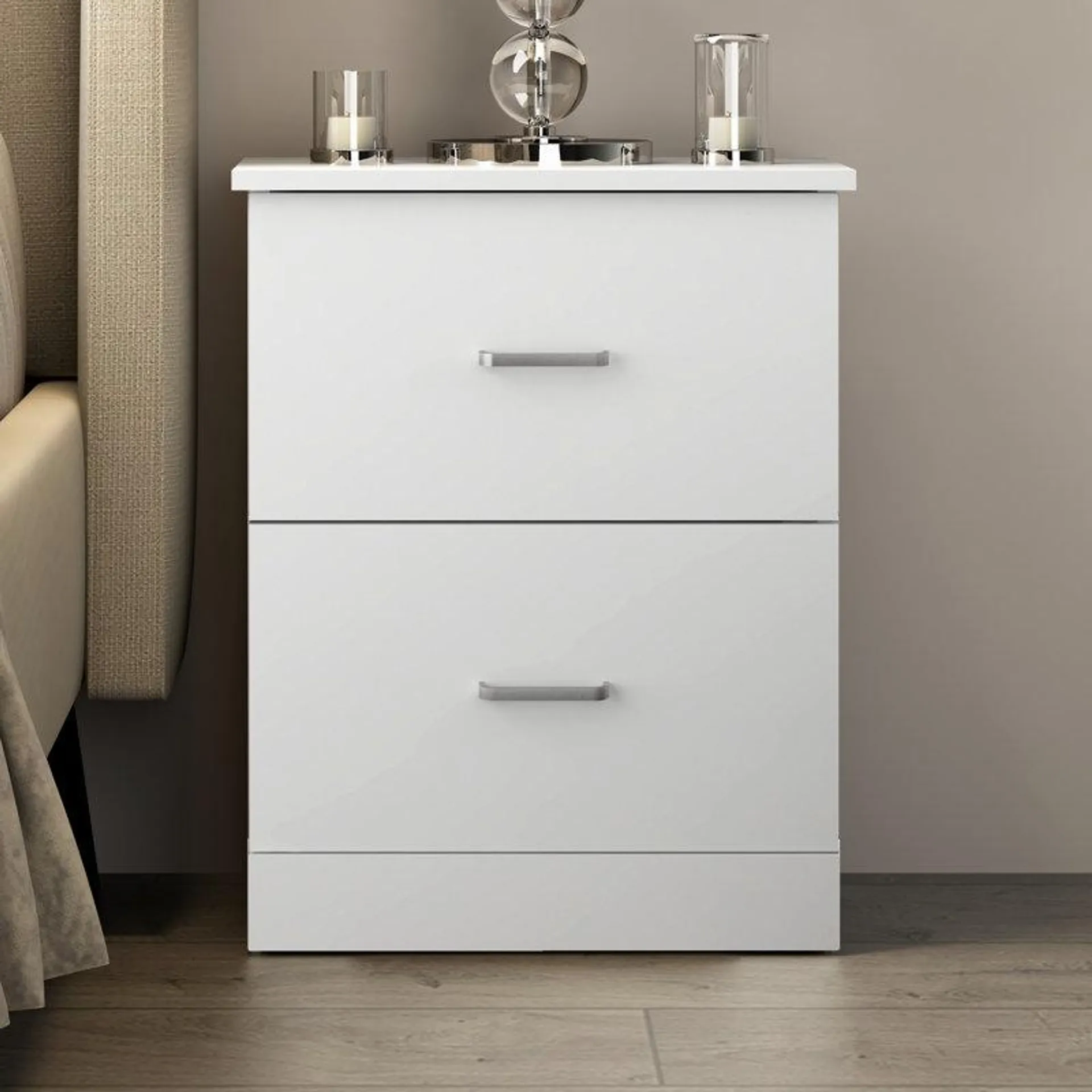 Allyannah 23.6" 2-Drawer Nightstand