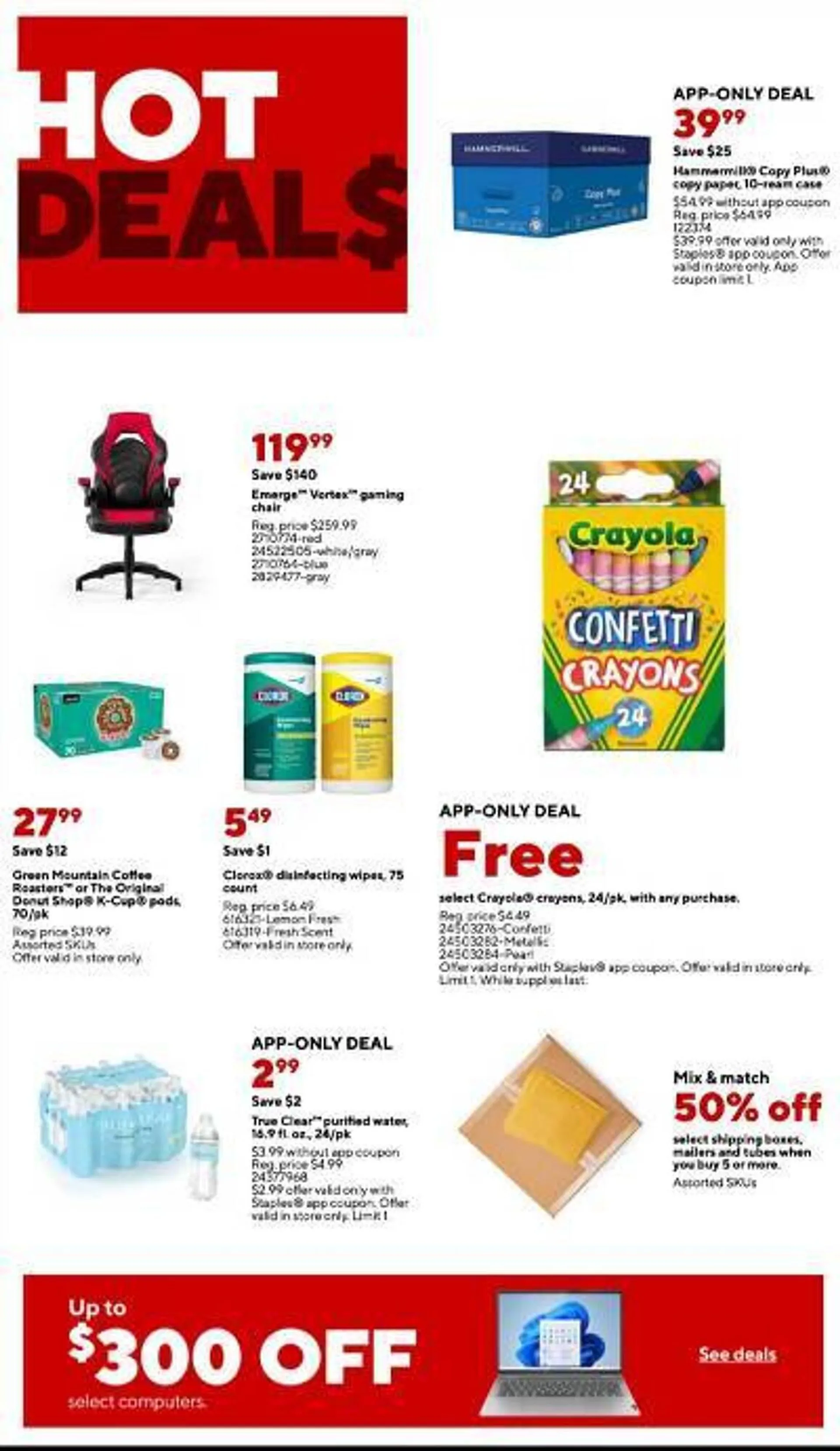 Weekly ad Staples Weekly Ad from March 24 to March 30 2024 - Page 2