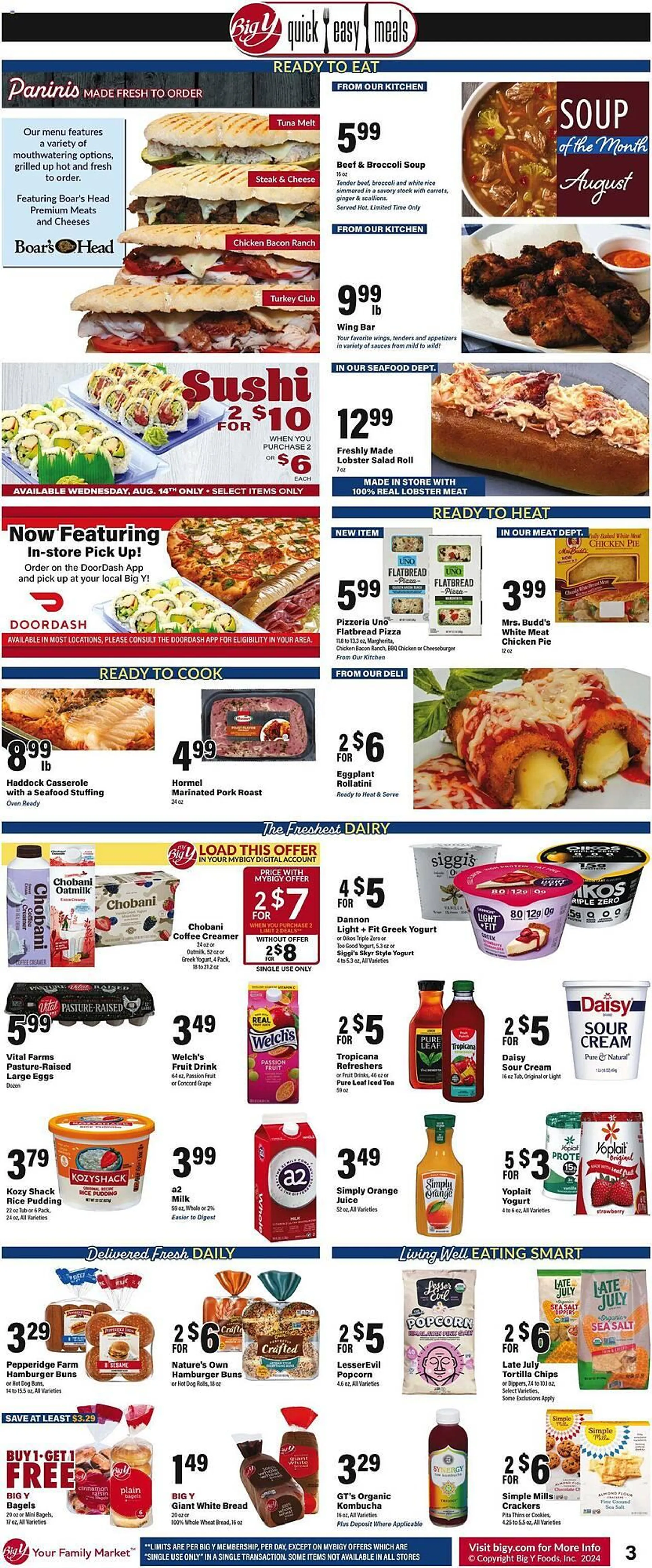 Weekly ad Big Y Weekly Ad from August 8 to August 14 2024 - Page 4