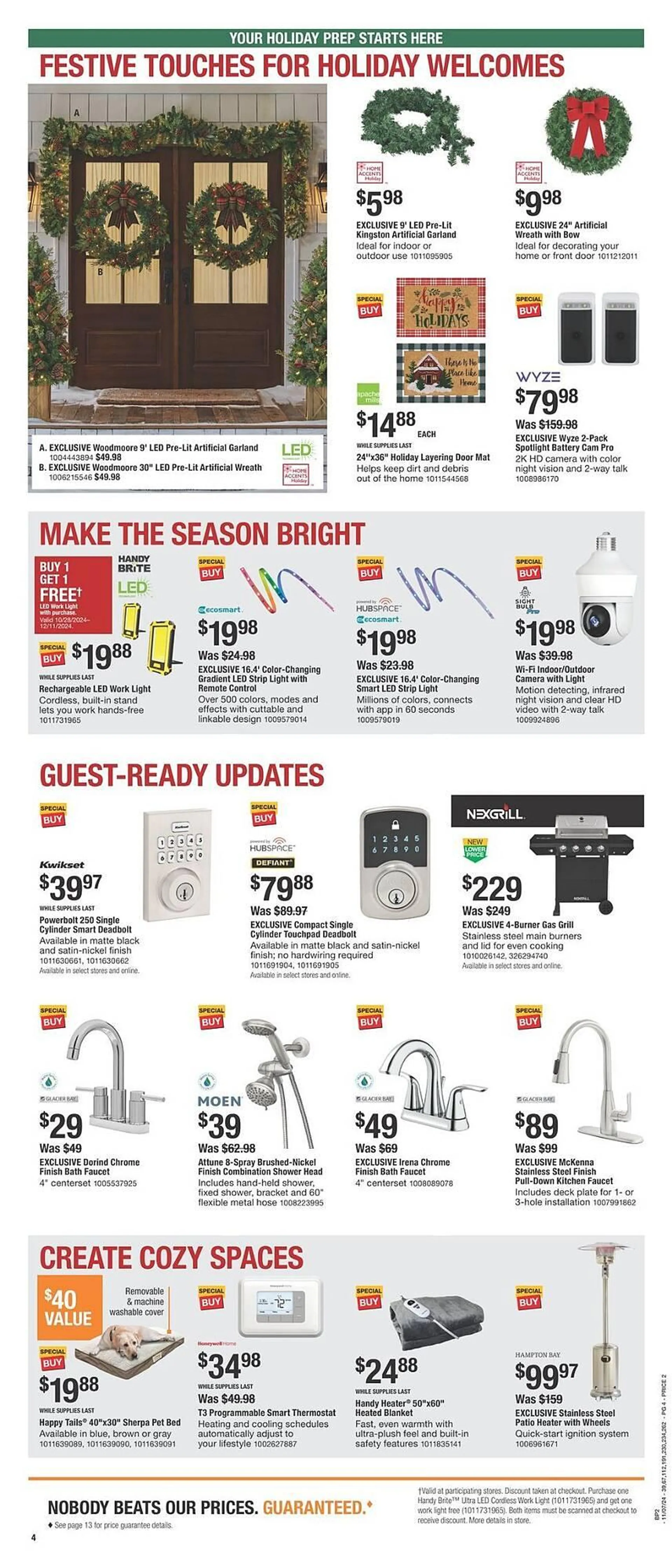 Weekly ad The Home Depot Weekly Ad from November 7 to November 27 2024 - Page 4