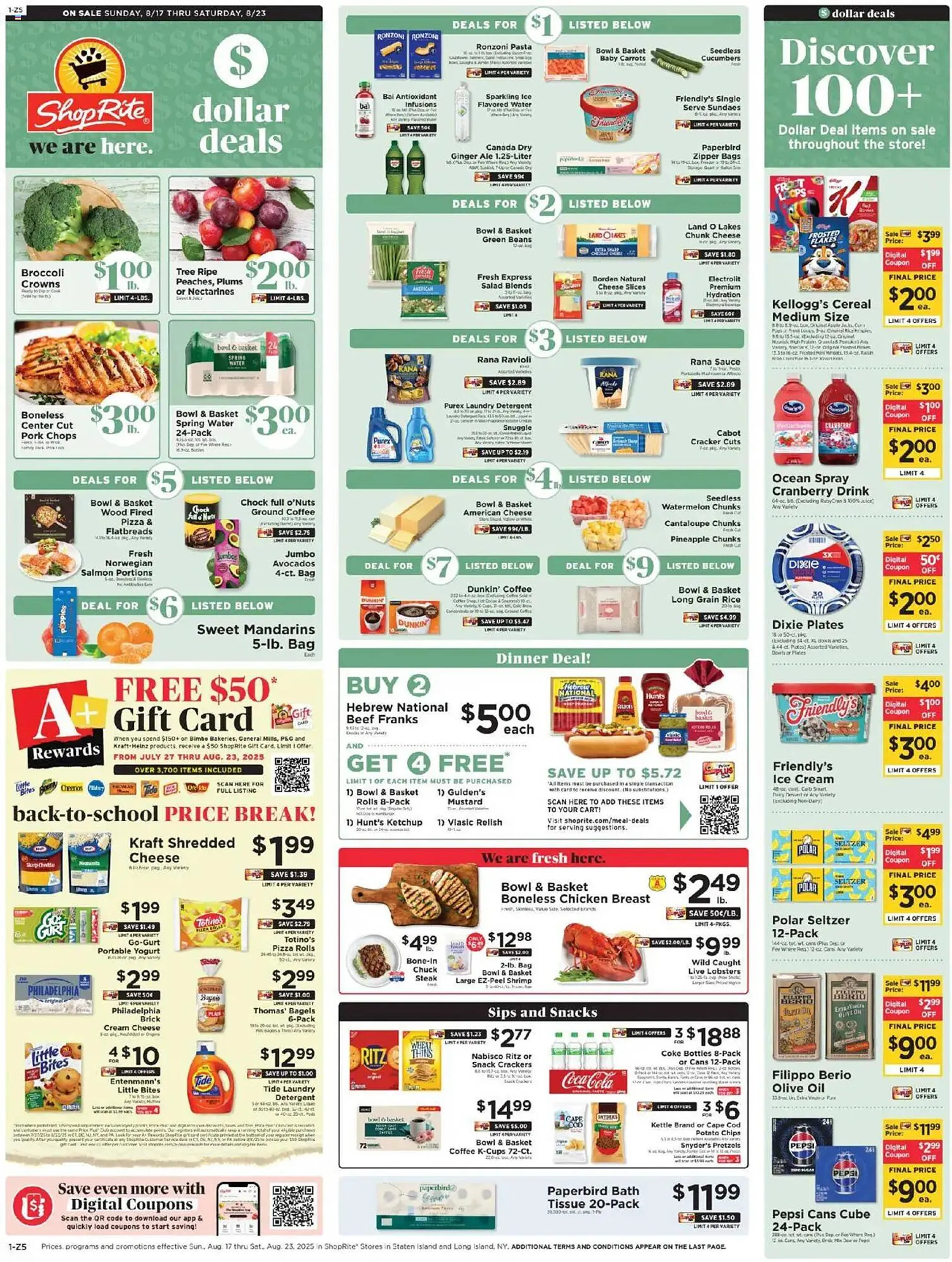 Weekly ad ShopRite Weekly Ad from August 17 to August 24 2025 - Page 1