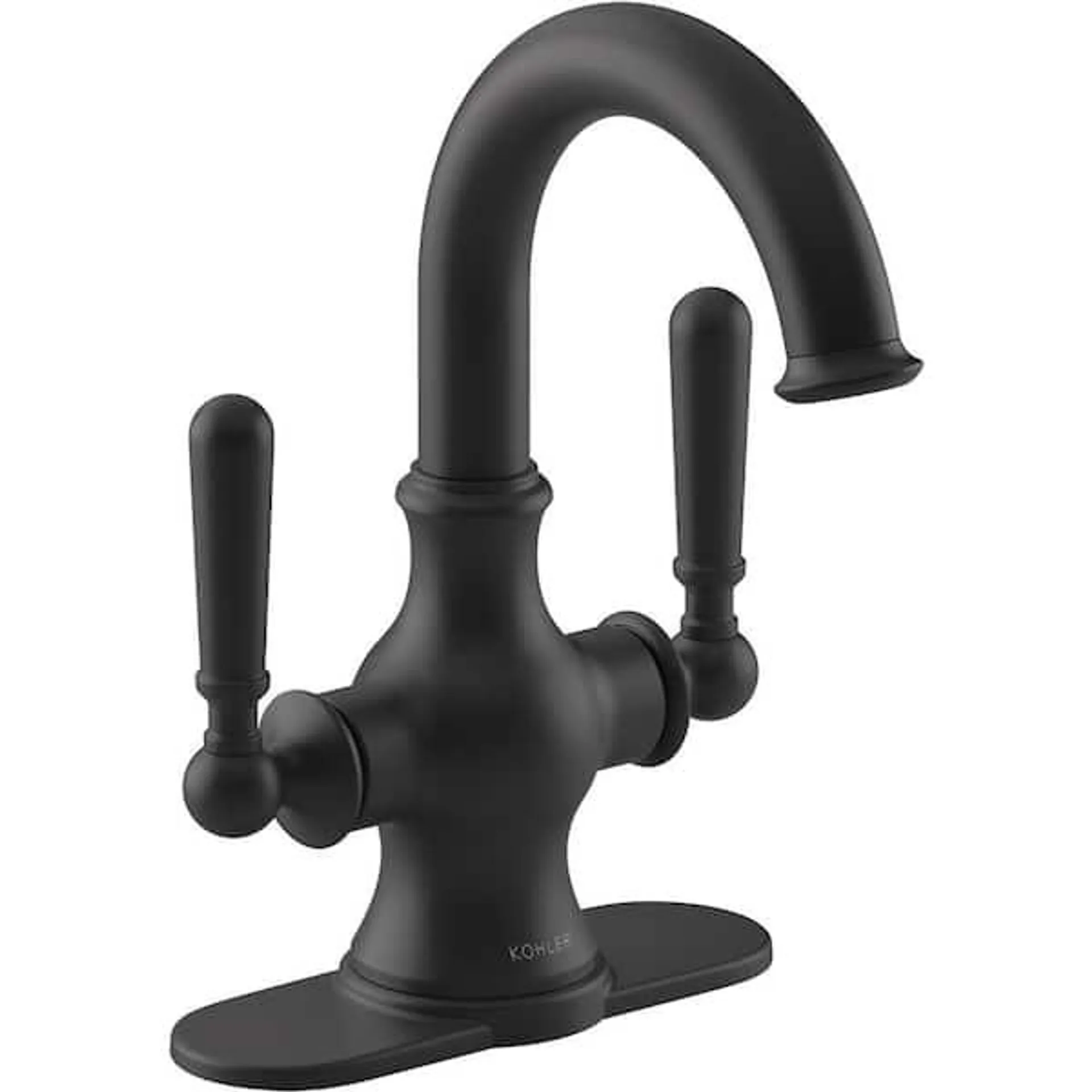 Capilano Monoblock 4 in. Centerset 2-Handle Bathroom Faucet in Matte Black