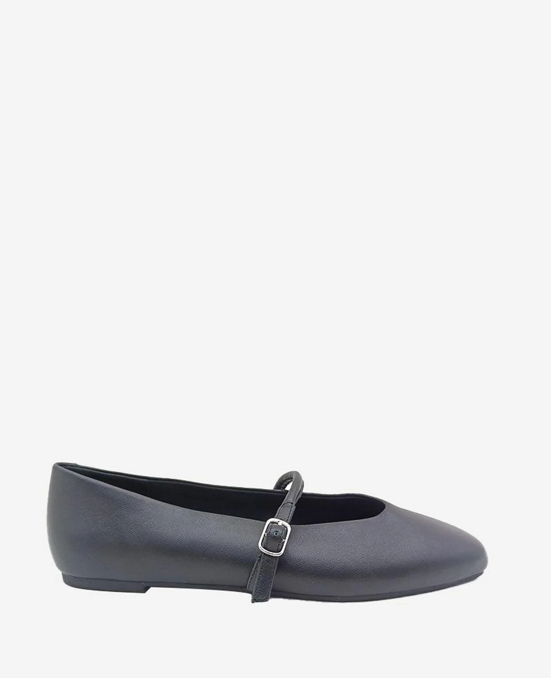 Magnolia Leather Ballet Flat