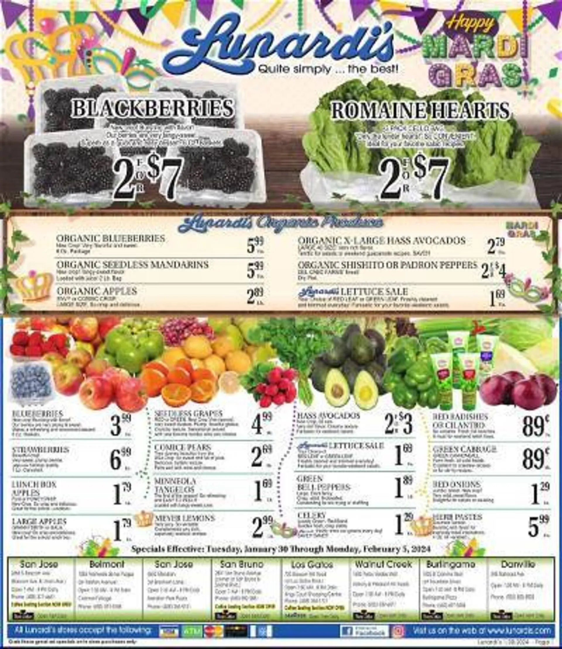 Weekly ad Lunardis Weekly Ad from January 30 to February 5 2024 - Page 1