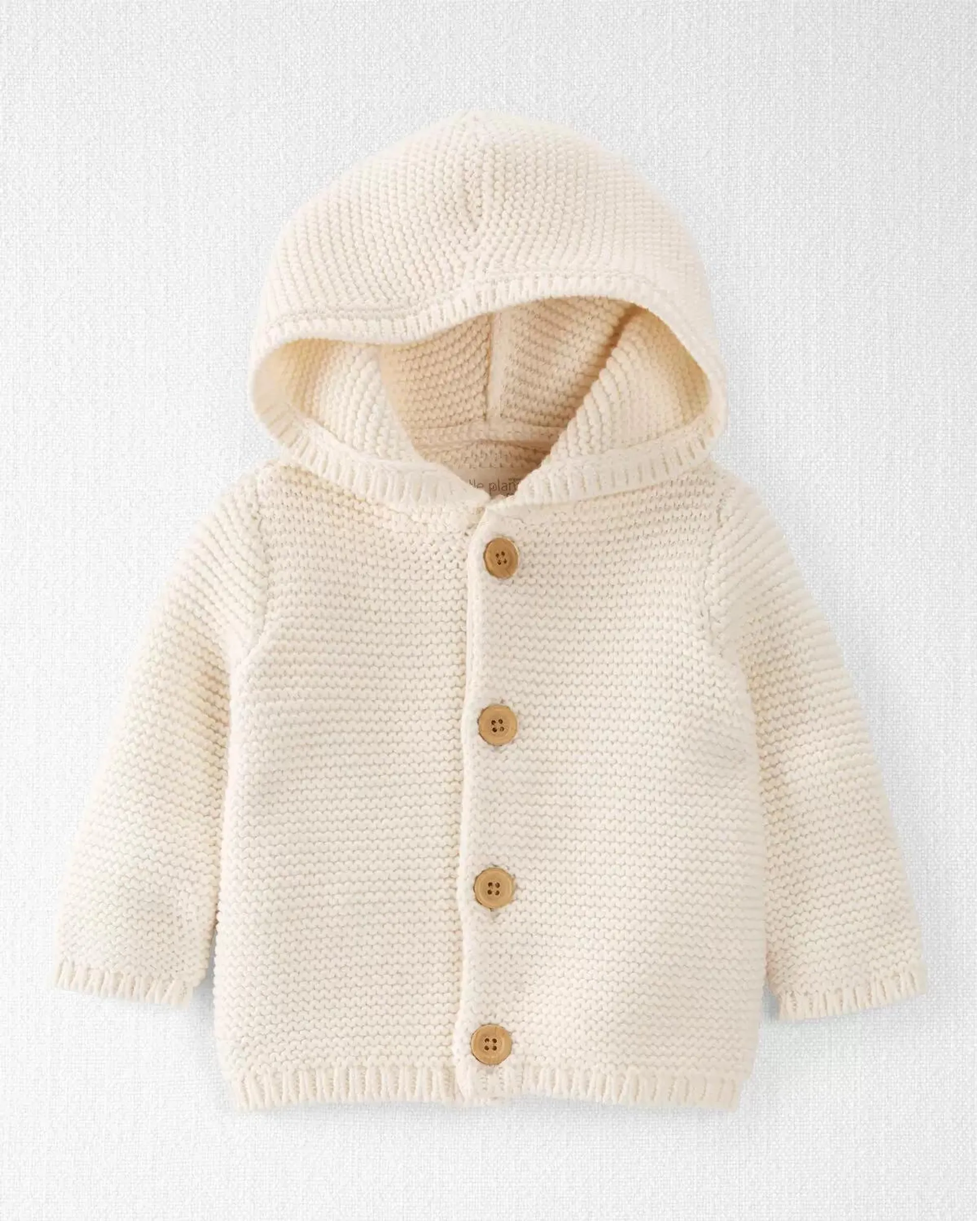 Baby Organic Cotton Signature Stitch Cardigan