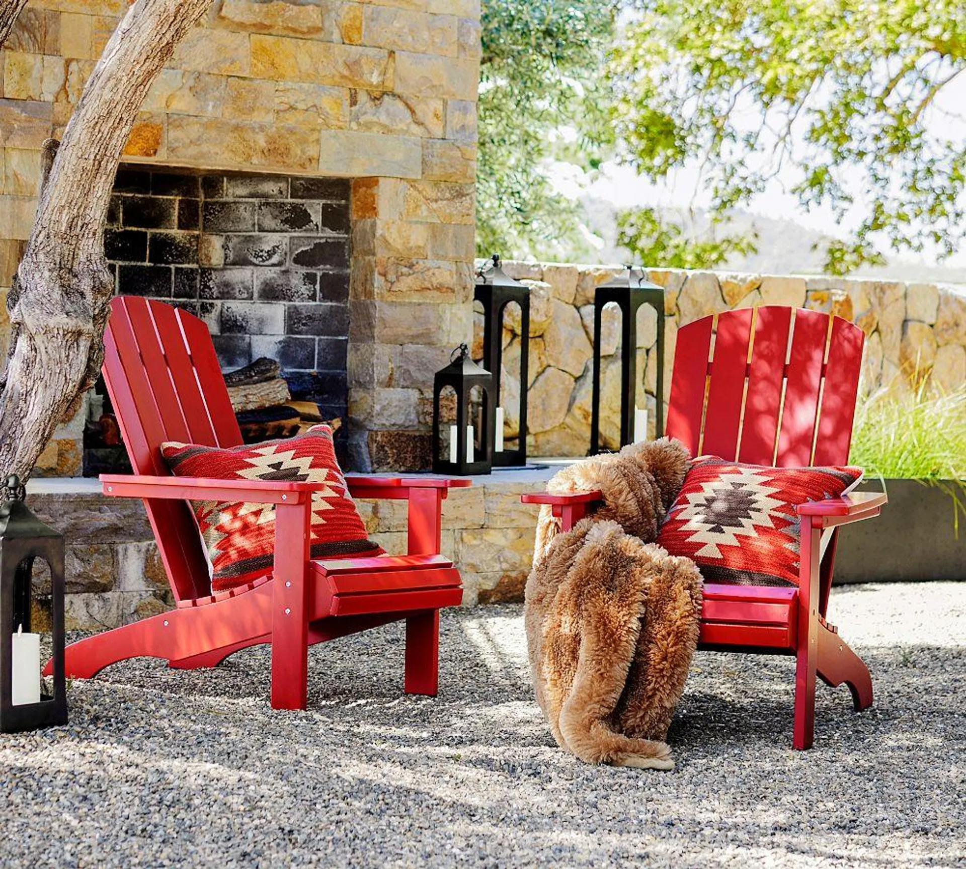 Classic Mahogany Adirondack Chair