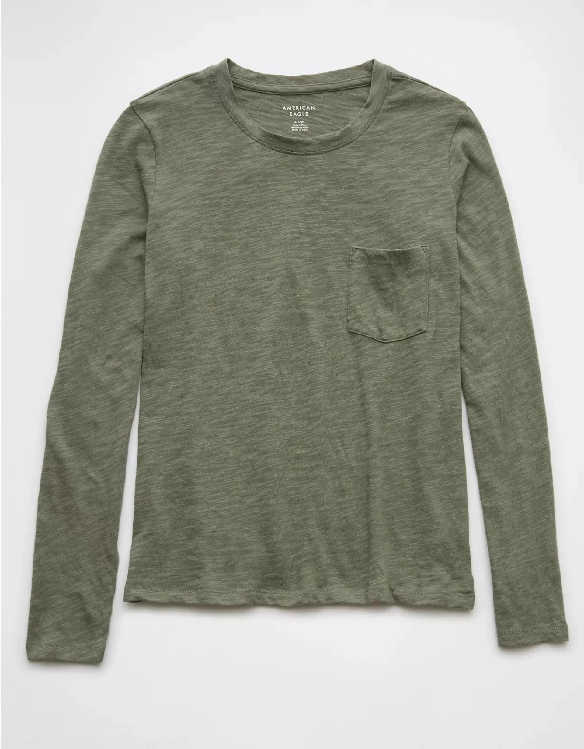 AE Long-Sleeve Pocket T-Shirt