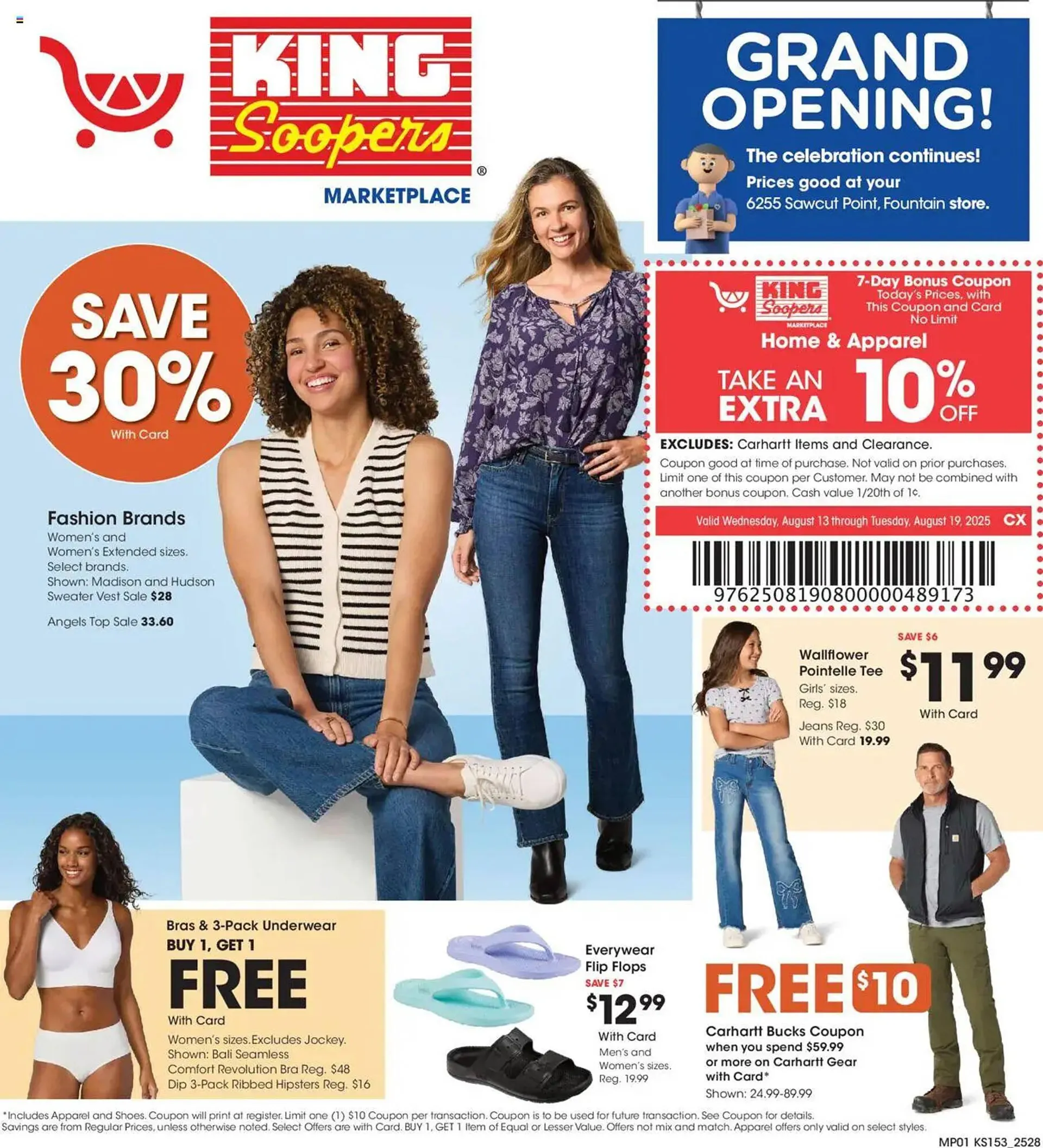 Weekly ad King Soopers Weekly Ad from August 13 to August 20 2025 - Page 1