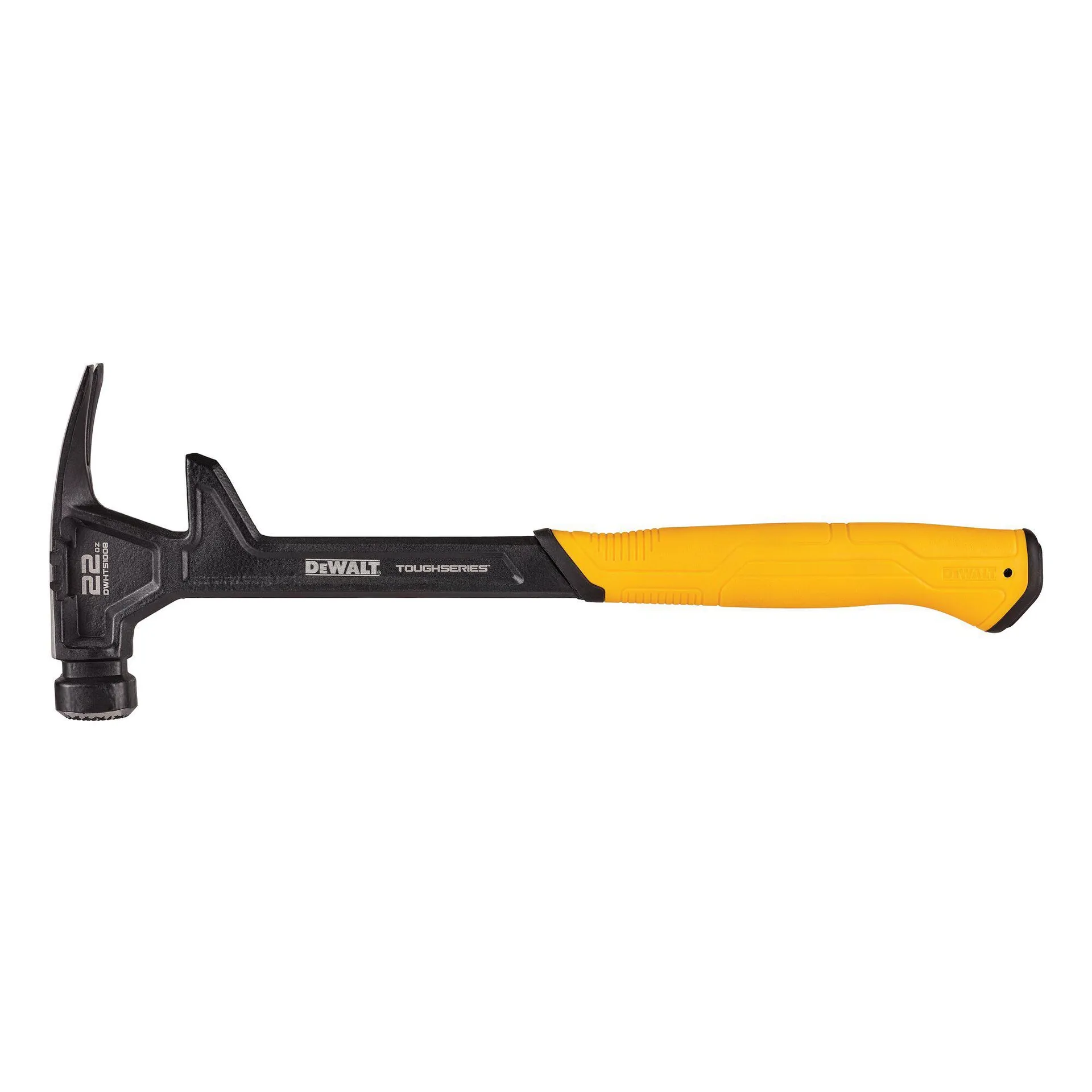 TOUGHSeries DWHT51008 Demo Hammer, 22 oz Head, Claw Head, Steel Head, 16 in OAL