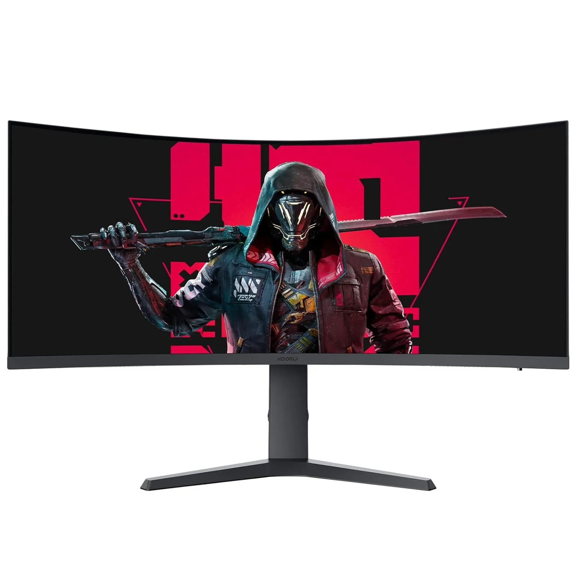 Great Choice Products 34 Inch Ultrawide Curved Gaming Monitor 165Hz, 1Ms, 1000R, Wqhd 3440 1440, 21:9, Dci-P3 90% Color Gamut, Adaptive Sync C…