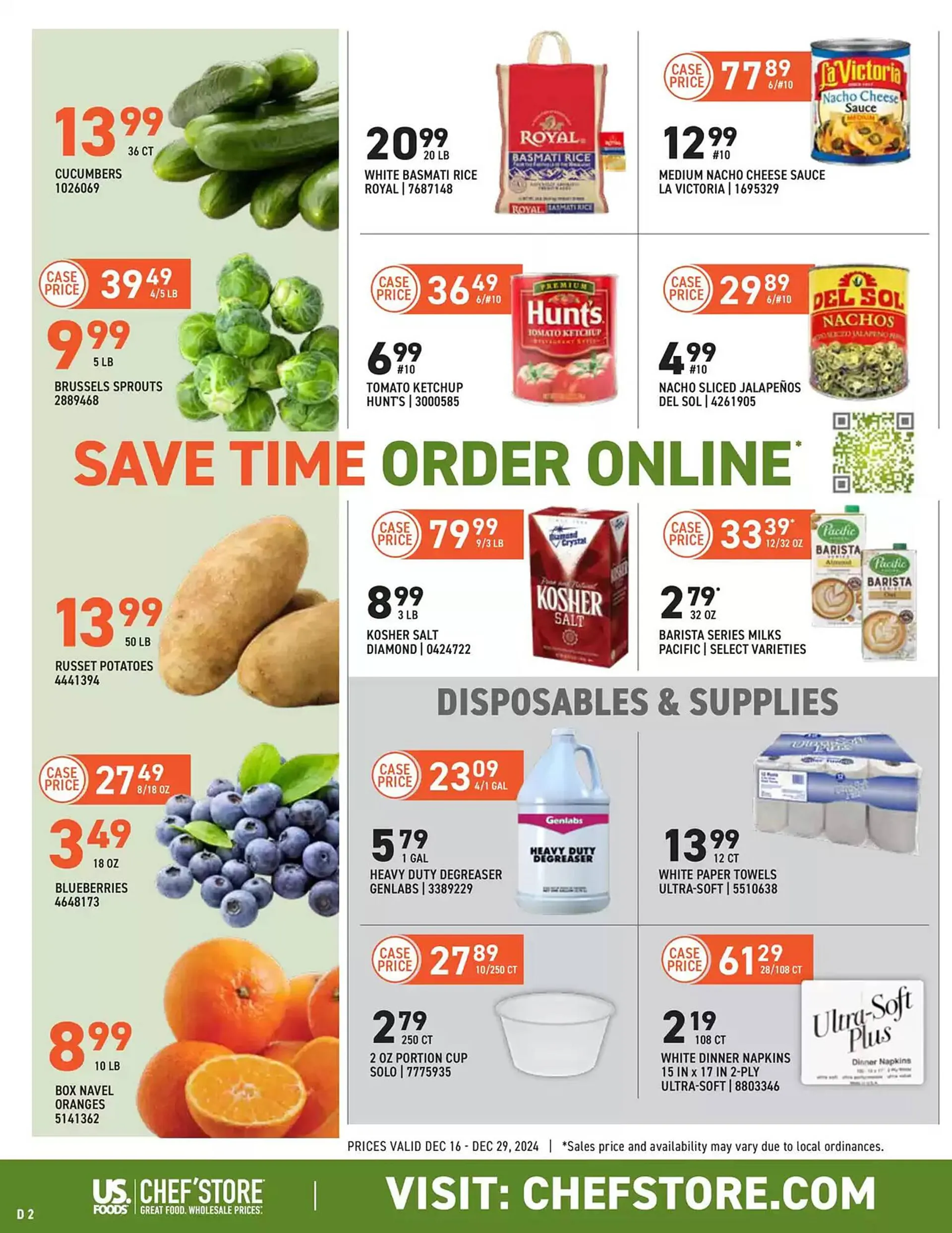 Weekly ad US Foods Chef's Store Weekly Ad from December 16 to December 30 2024 - Page 2