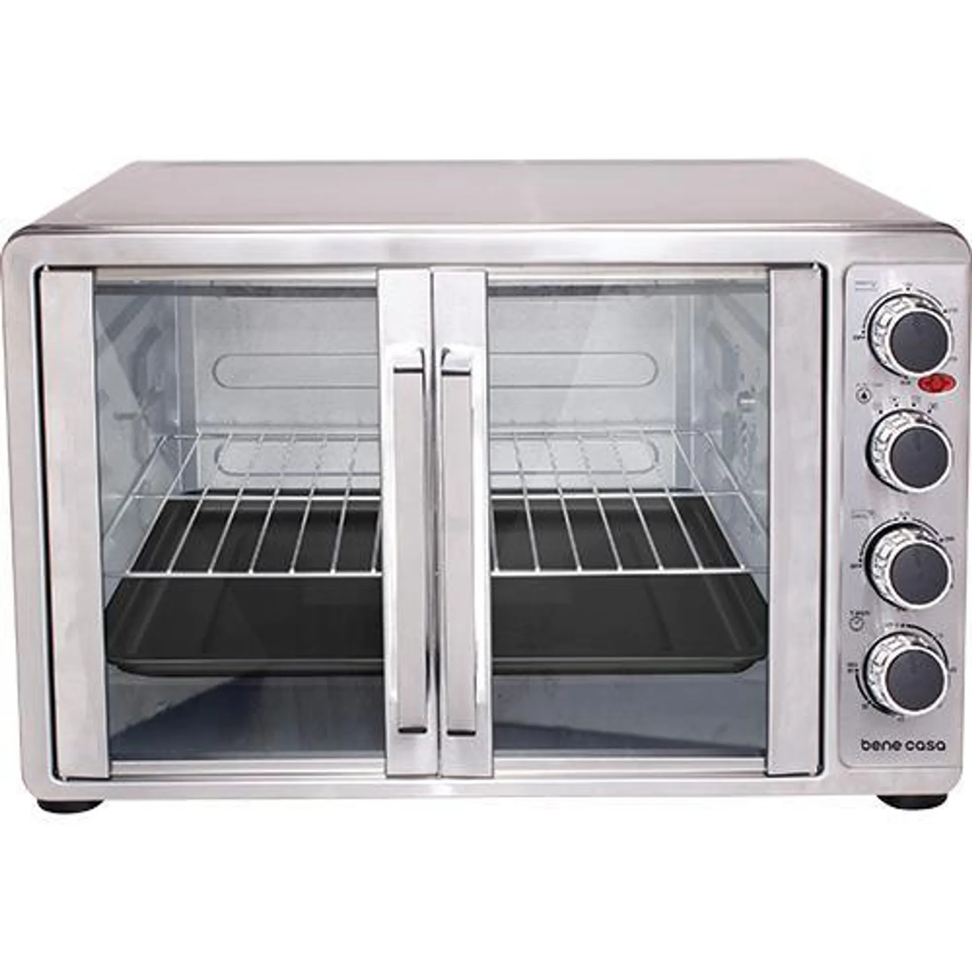45L French Door Convection Oven With Rotisserie - Stainless Steel