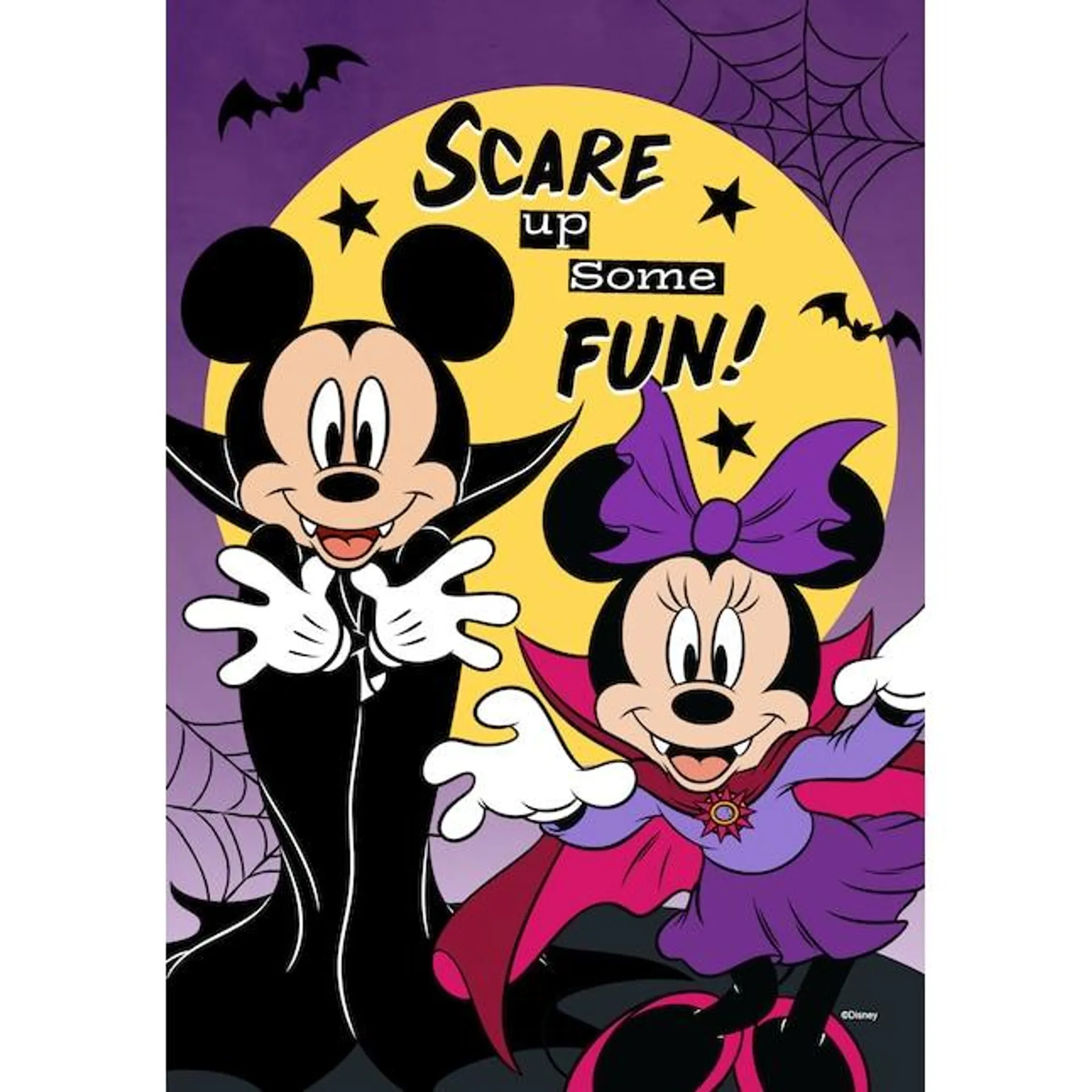 Disney 1.04-ft W x 1.5-ft H Halloween Garden Flag