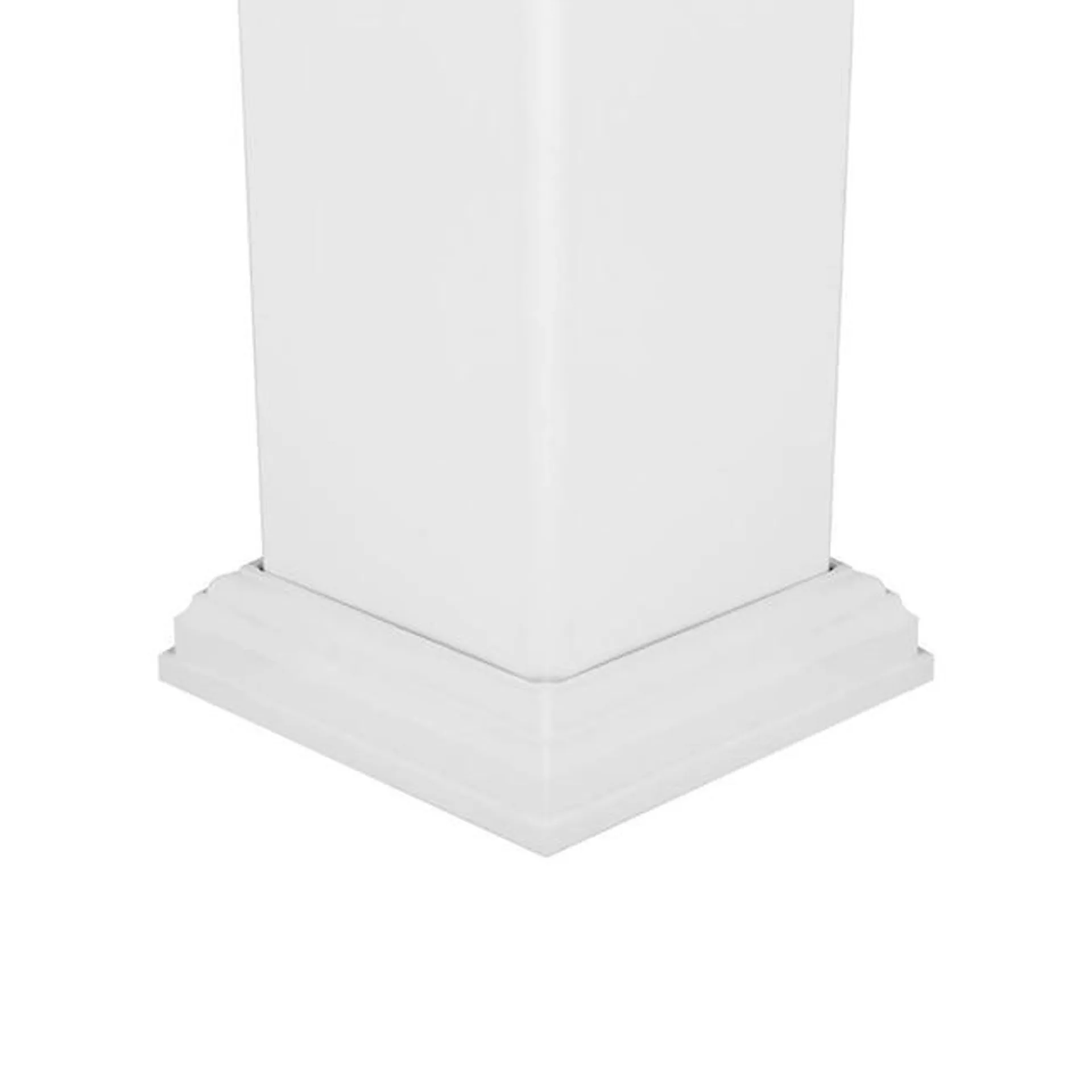 Deckorators 4-in x 4-in x 3-ft White Composite Deck Post Sleeve