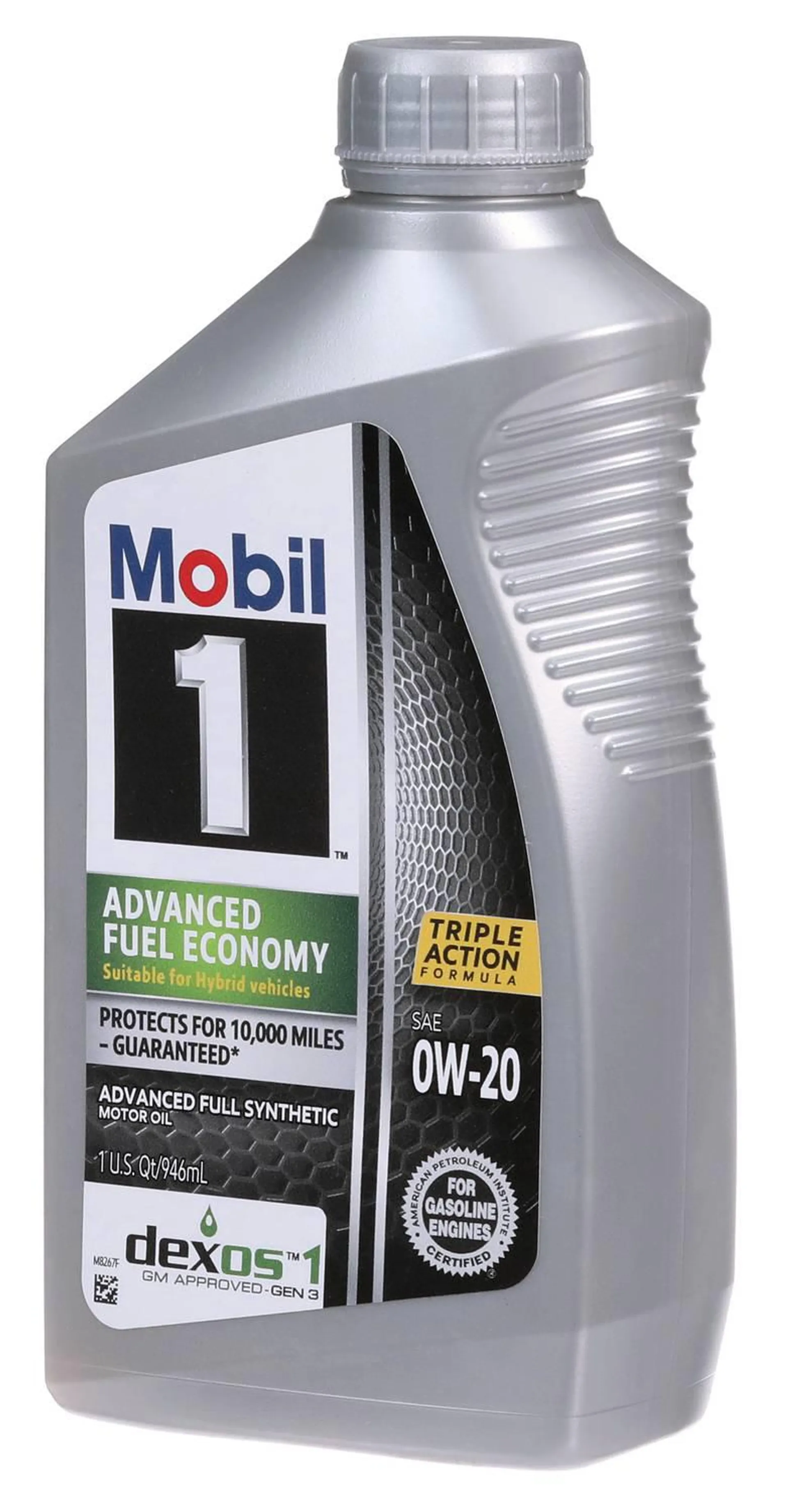 Mobil 1 Advanced Fuel Economy Full Synthetic Full Synthetic Motor Oil 0W-20 1 Quart - 1-0-20