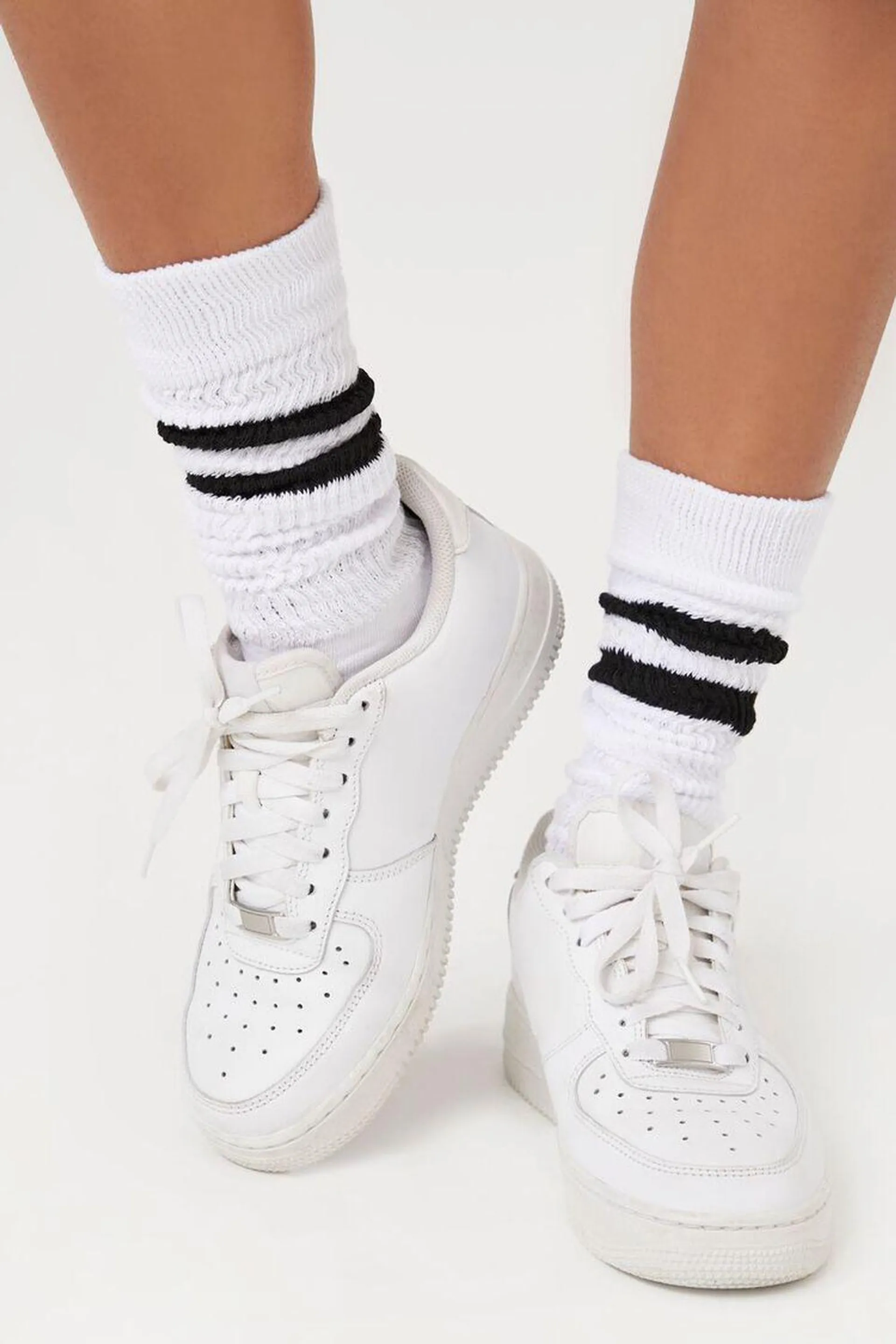 Varsity-Striped Crew Socks